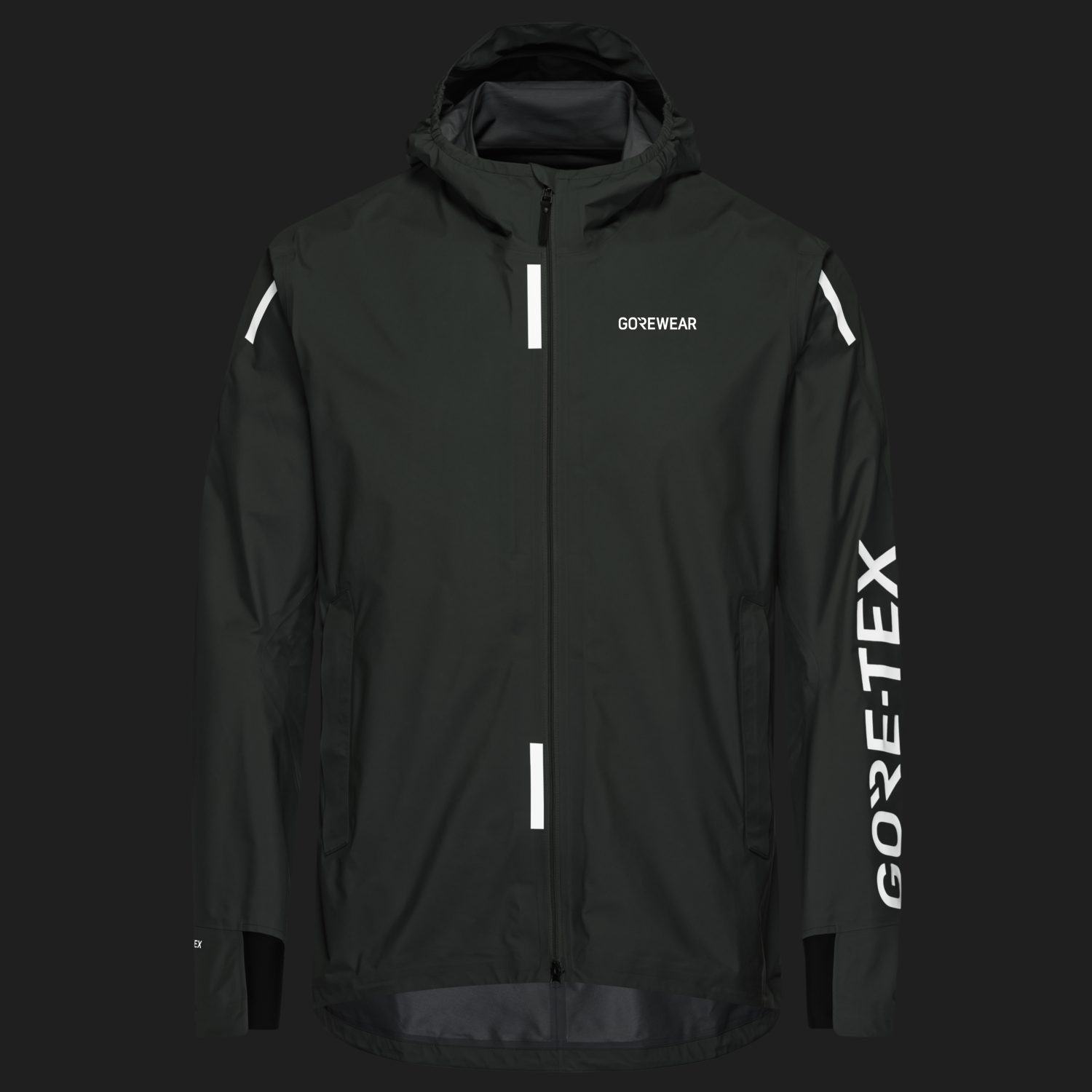 An image of the CONCURVE GORE-TEX Logo Jacket Mens being displayed without a product model wearing the product.