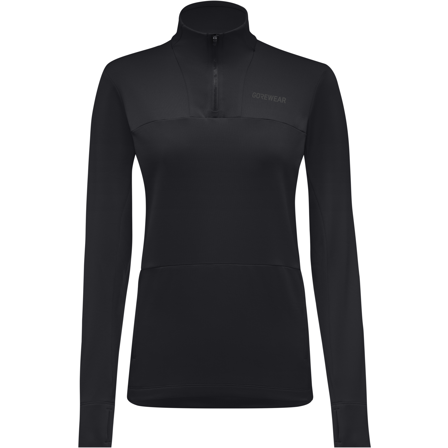 An image of the Training Thermo 1/4 Zip Womens being displayed without a product model wearing the product.