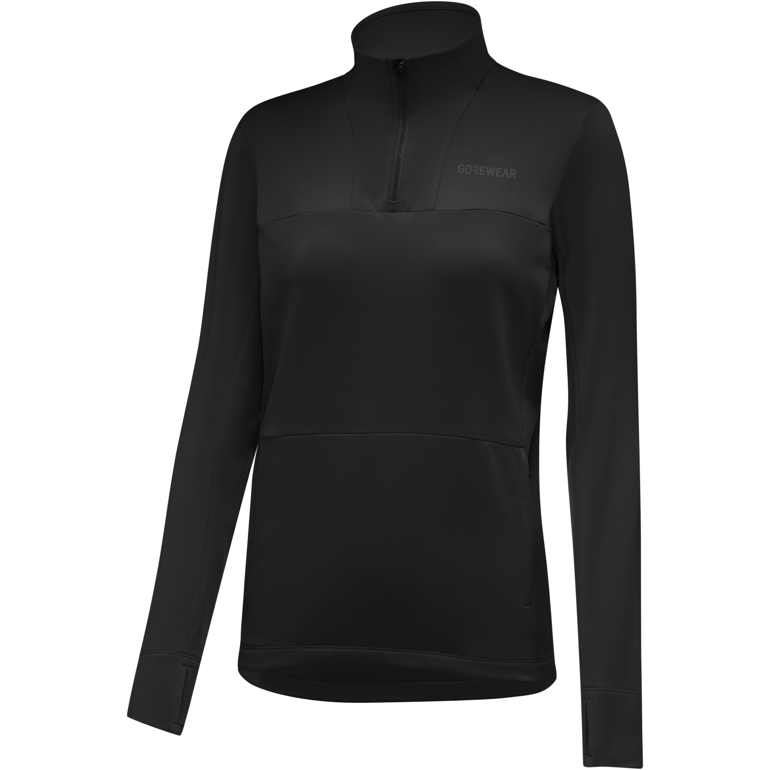 An image of the Training Thermo 1/4 Zip Womens being displayed without a product model wearing the product.