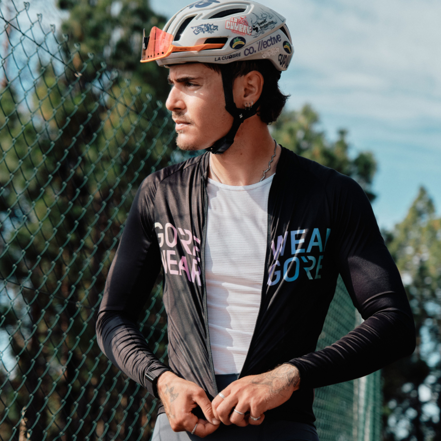 SPINSHIFT Logo Long Sleeve Jersey Mens