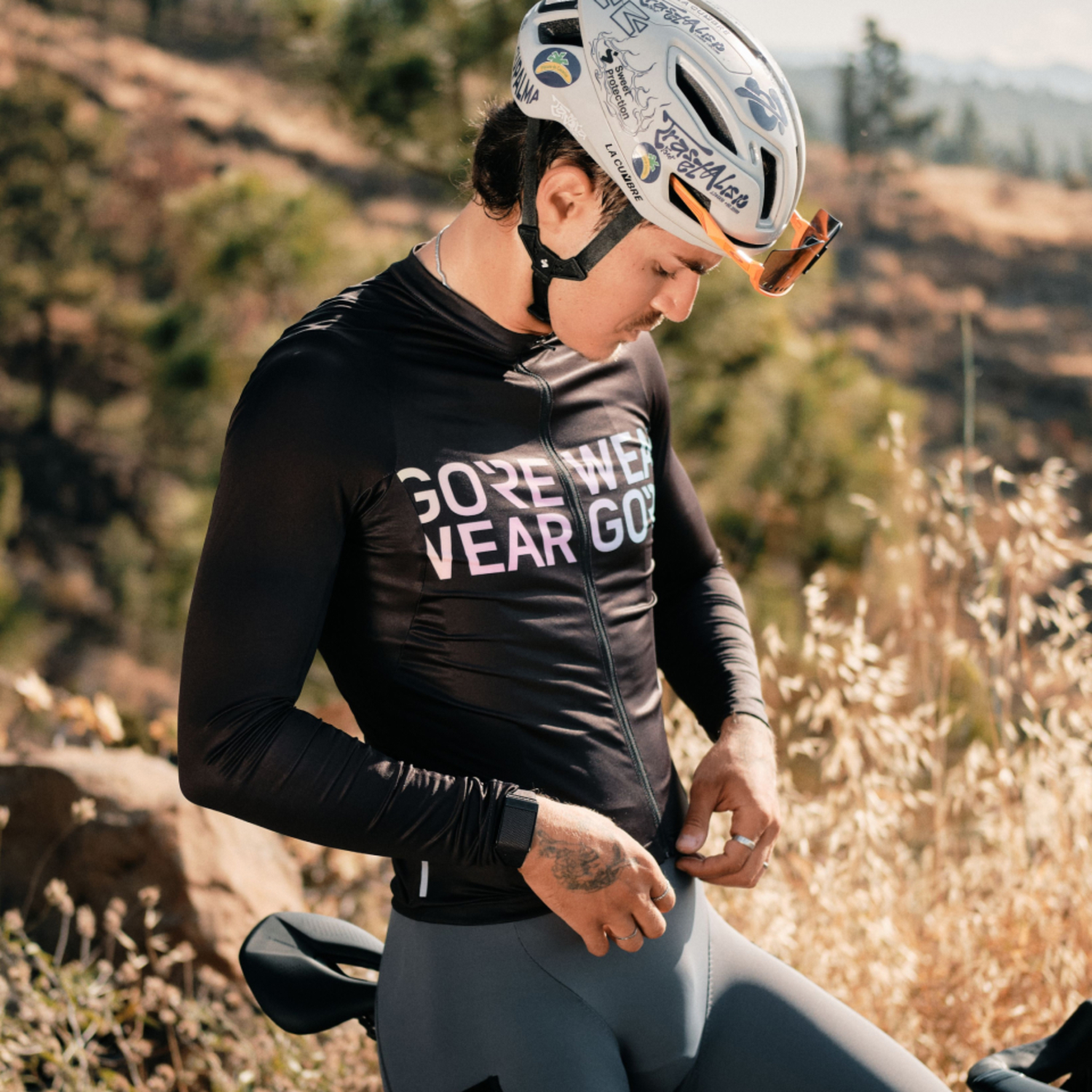 SPINSHIFT Logo Long Sleeve Jersey Mens