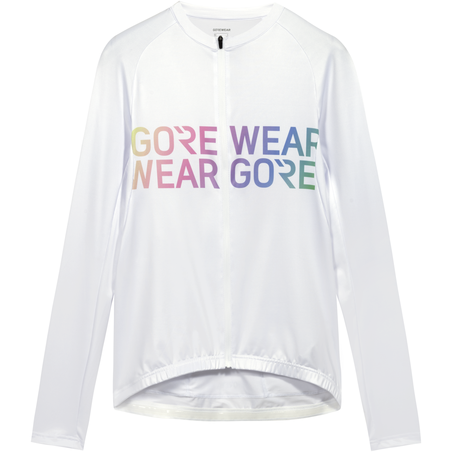 An image of the SPINSHIFT Logo Long Sleeve Jersey Mens being displayed without a product model wearing the product.