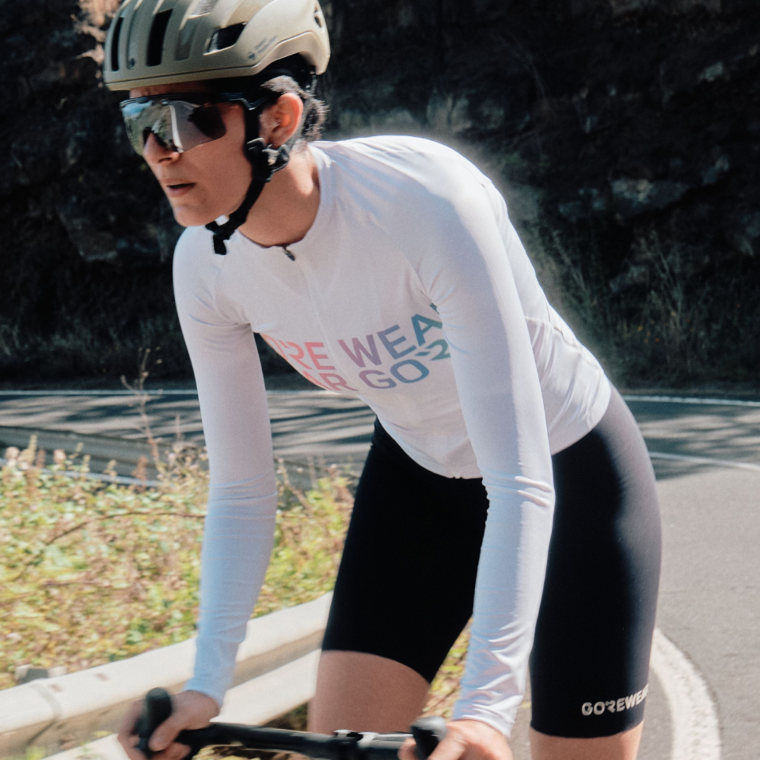 SPINSHIFT Logo Langarm Trikot Damen