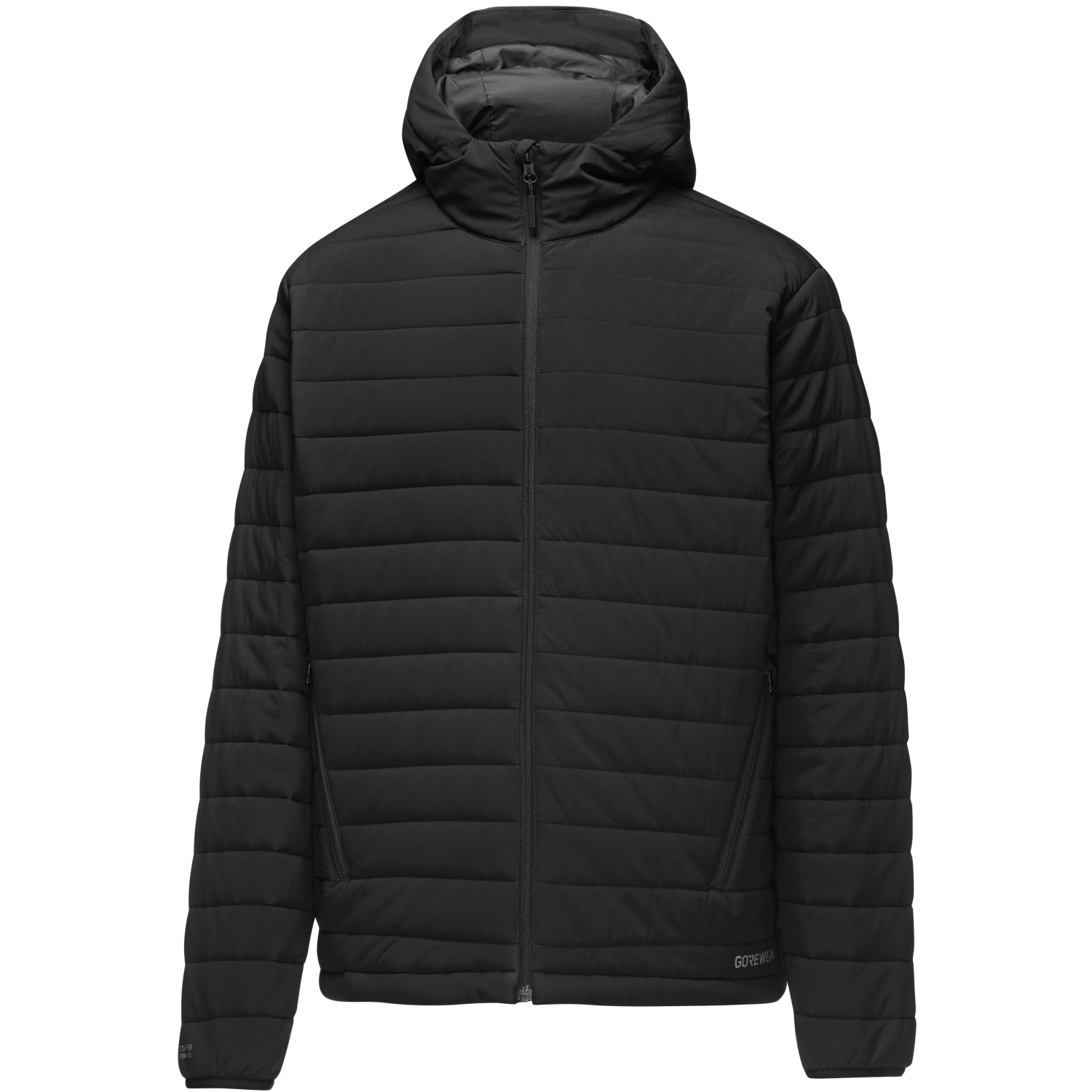 An image of the Hybrid WINDSTOPPER® Lightweight Puffy Jacket Mens being displayed without a product model wearing the product.