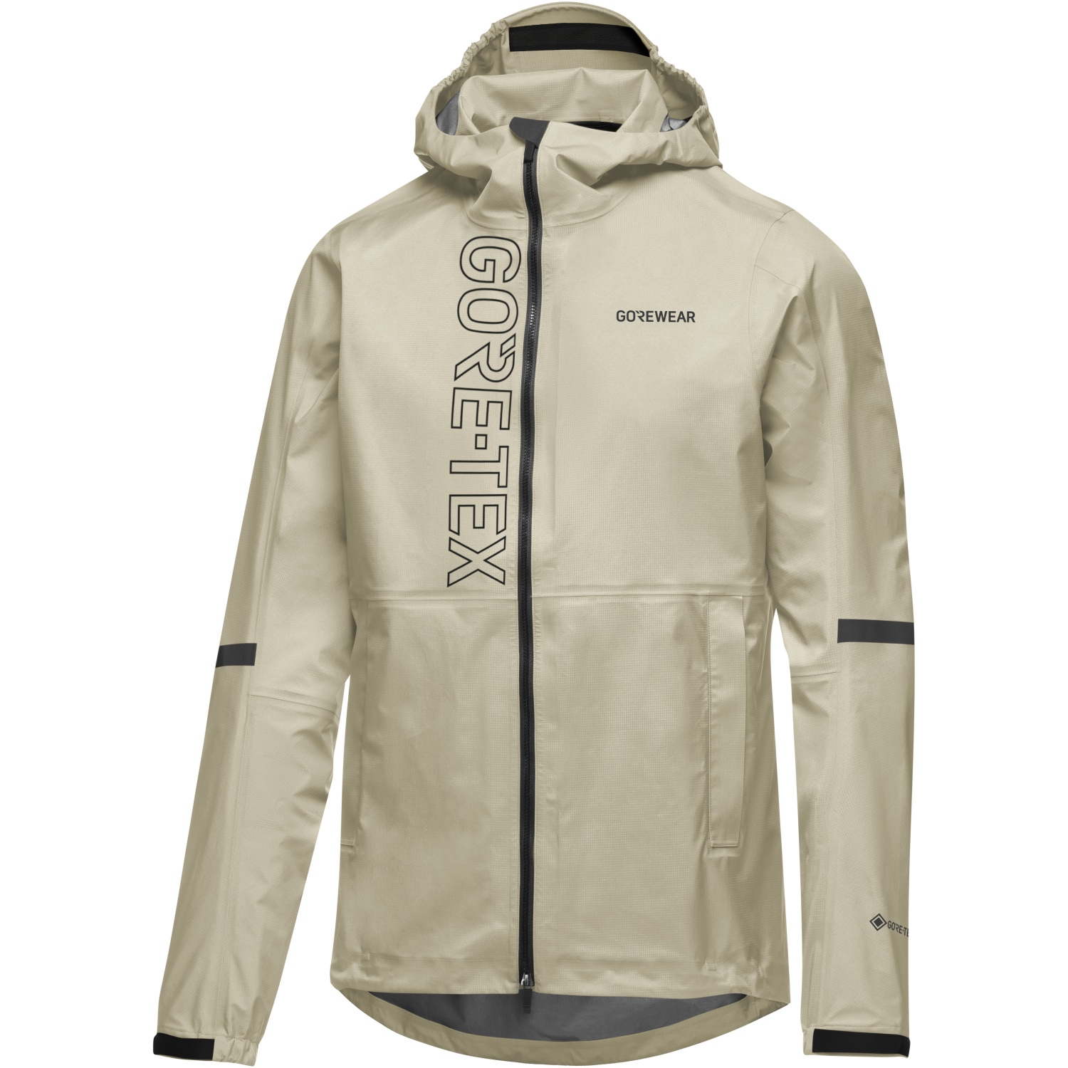 An image of the LUPRA 2.0 GORE-TEX LE3 Jacket Mens being displayed without a product model wearing the product.