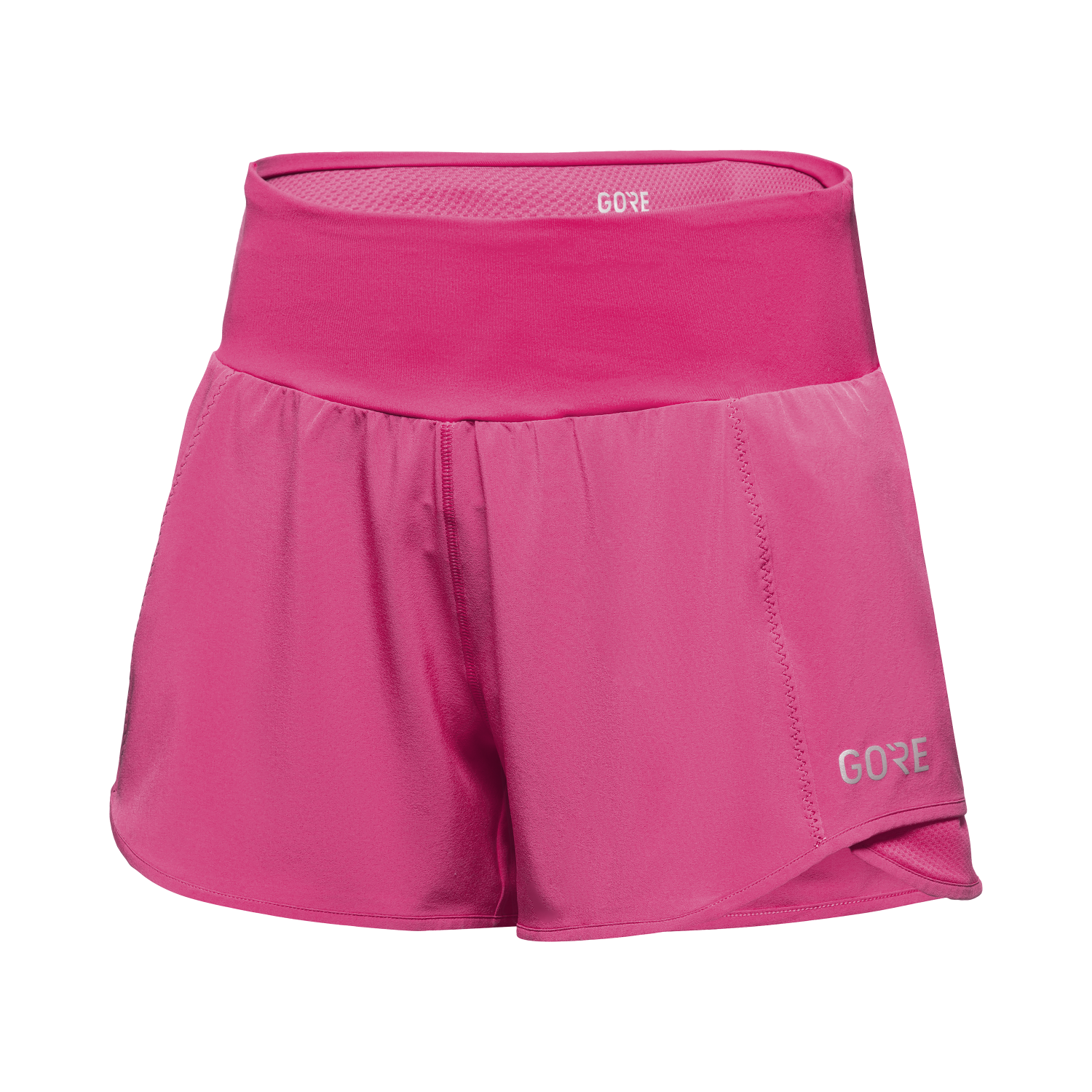 An image of the R5 Women Light Shorts being displayed without a product model wearing the product.