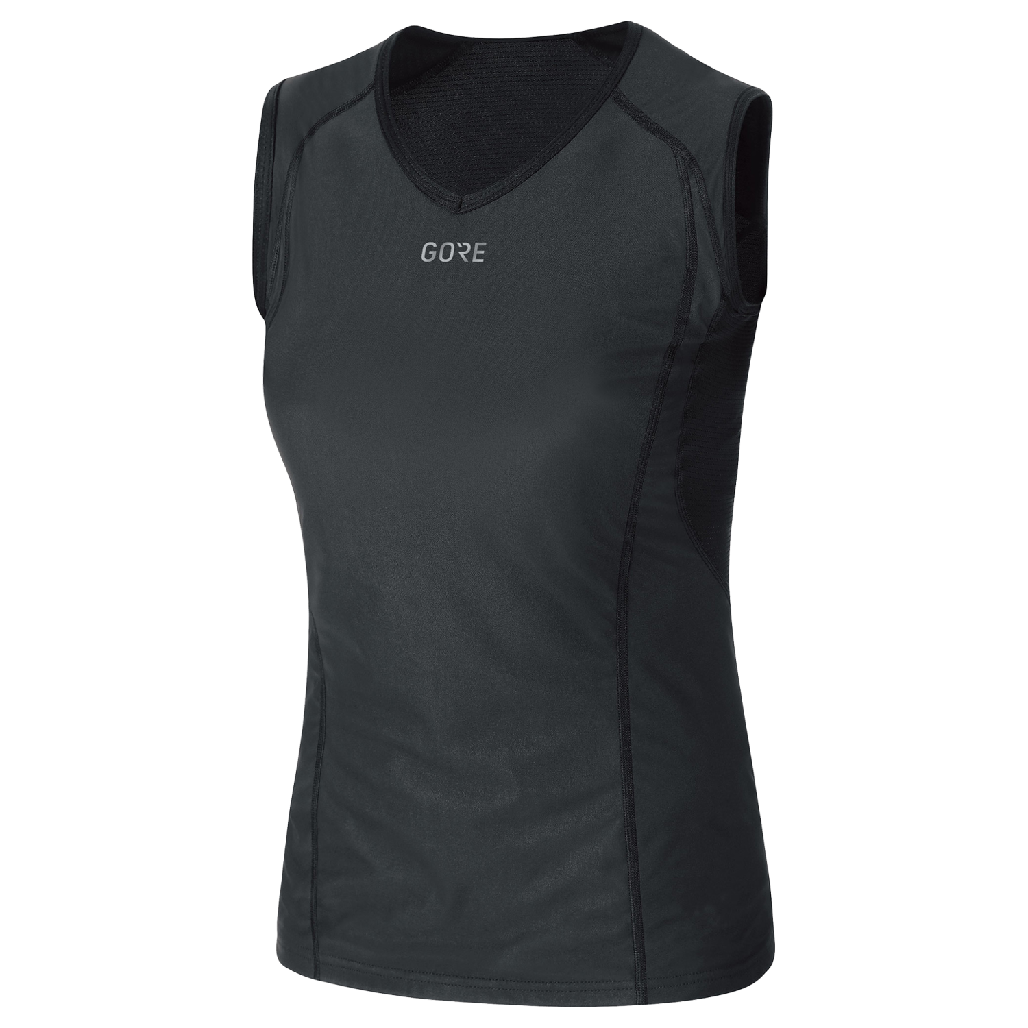 Un'immagine del prodotto M WINDSTOPPER® Base Layer Maglia senza maniche Donna esposto senza che il modello lo indossi.