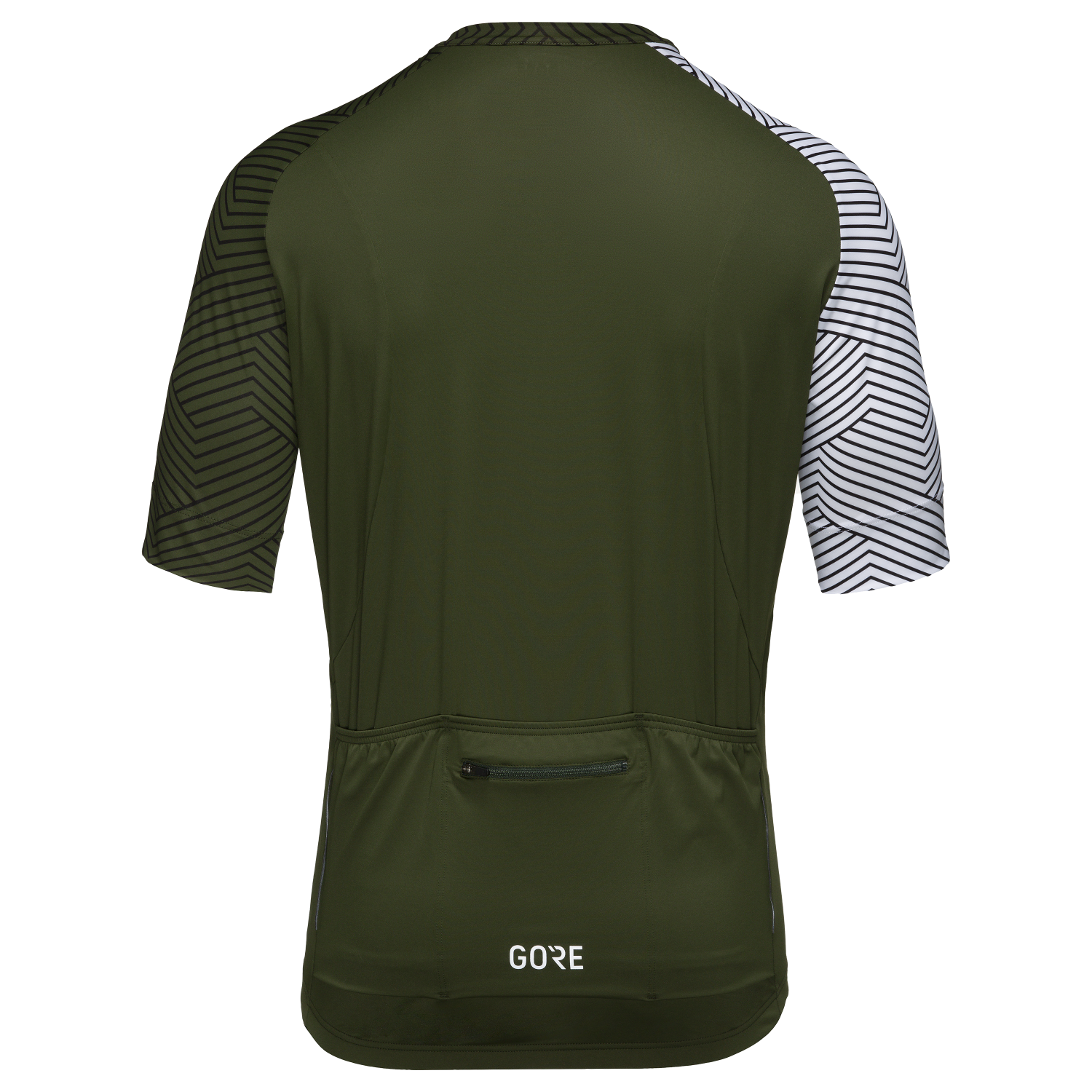 An image of the C5 Jersey being displayed without a product model wearing the product.