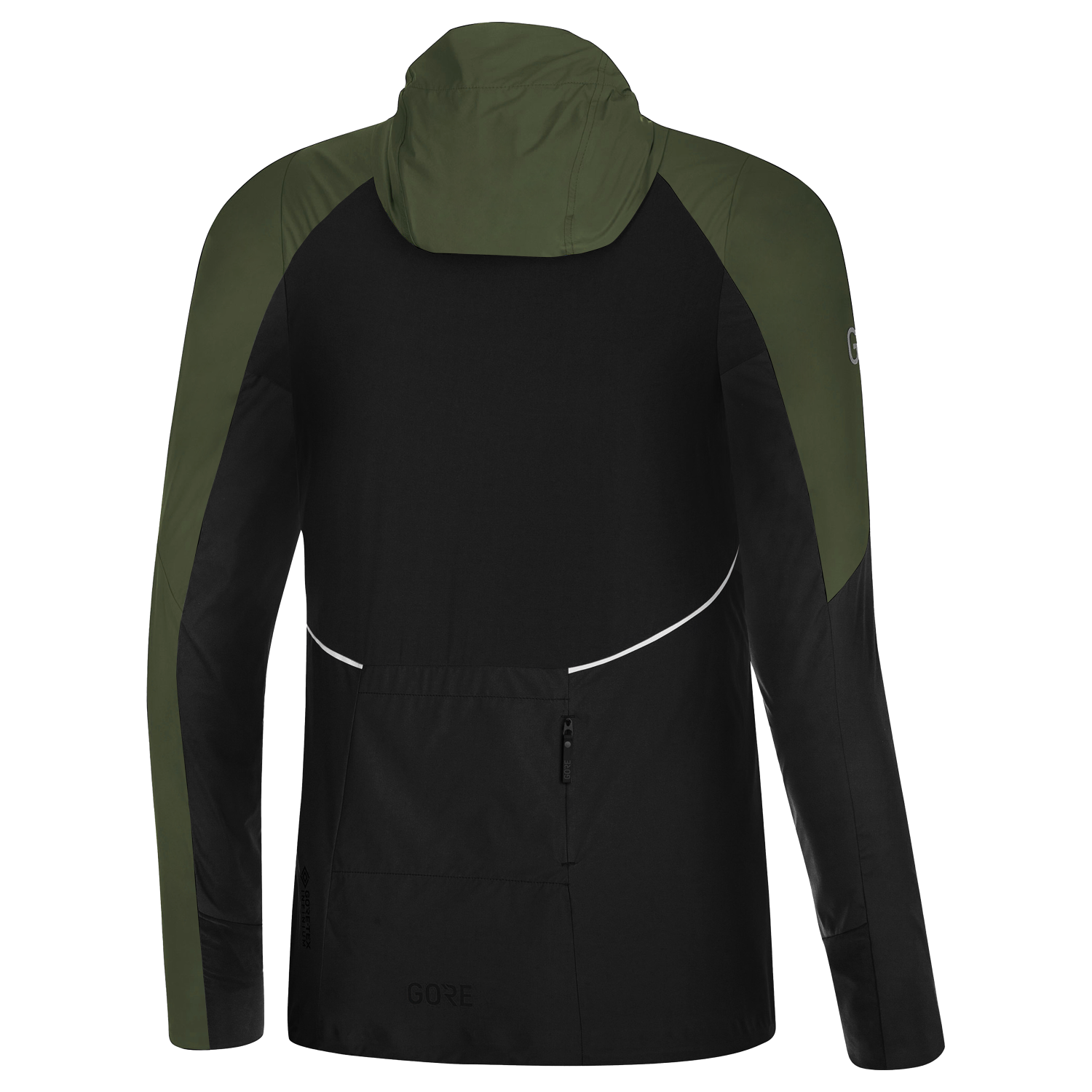 An image of the R7 WINDSTOPPER® Hooded Jacket Womens being displayed without a product model wearing the product.