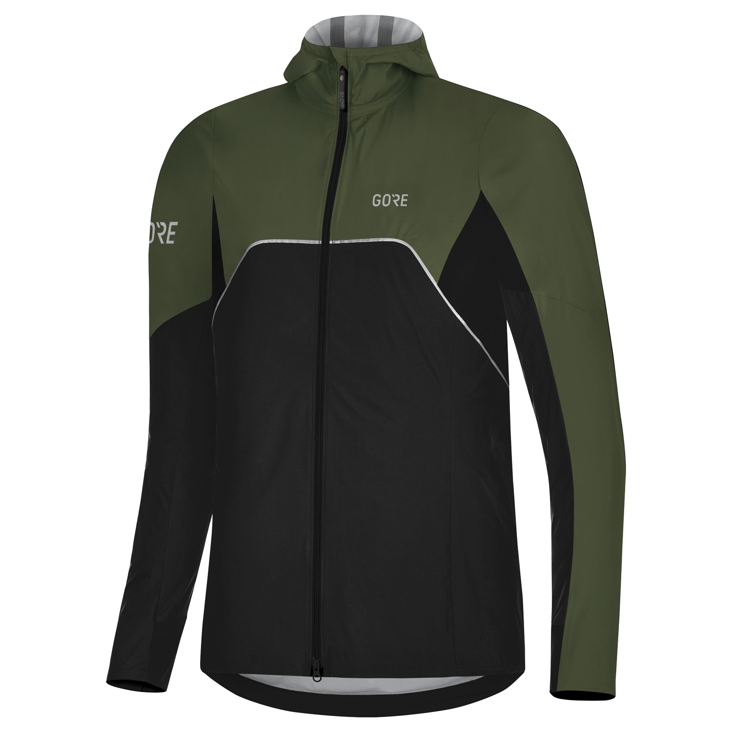 An image of the R7 WINDSTOPPER® Hooded Jacket Womens being displayed without a product model wearing the product.