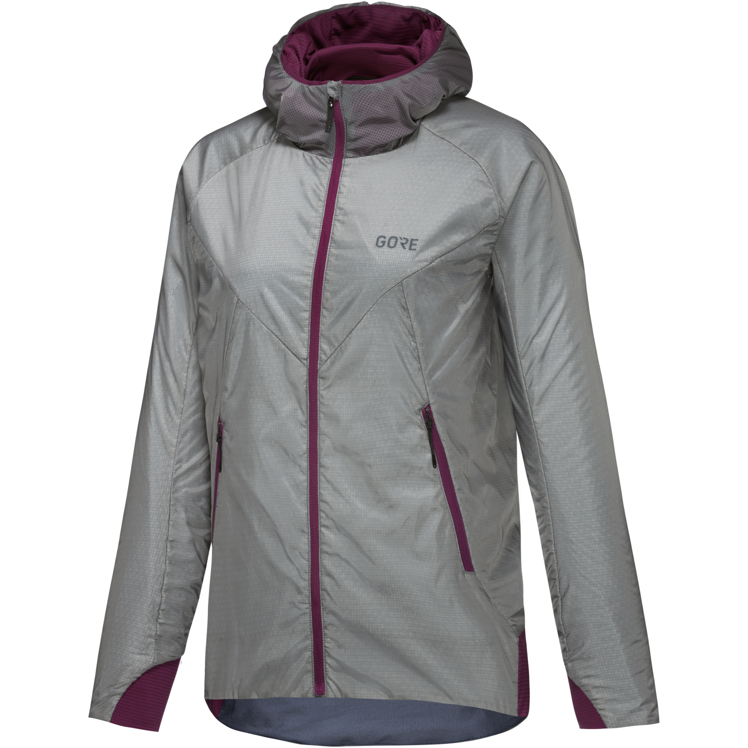 An image of the R5 WINDSTOPPER® Insulated Jacket Womens being displayed without a product model wearing the product.