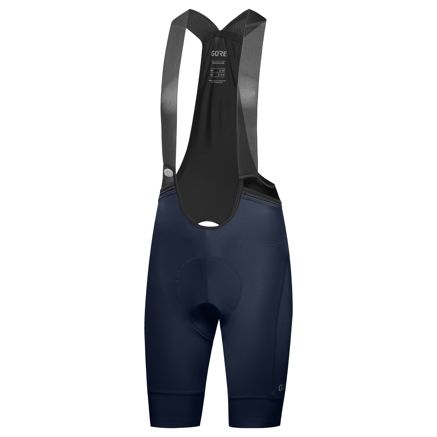 An image of the Ardent Bib Shorts Womens being displayed without a product model wearing the product.
