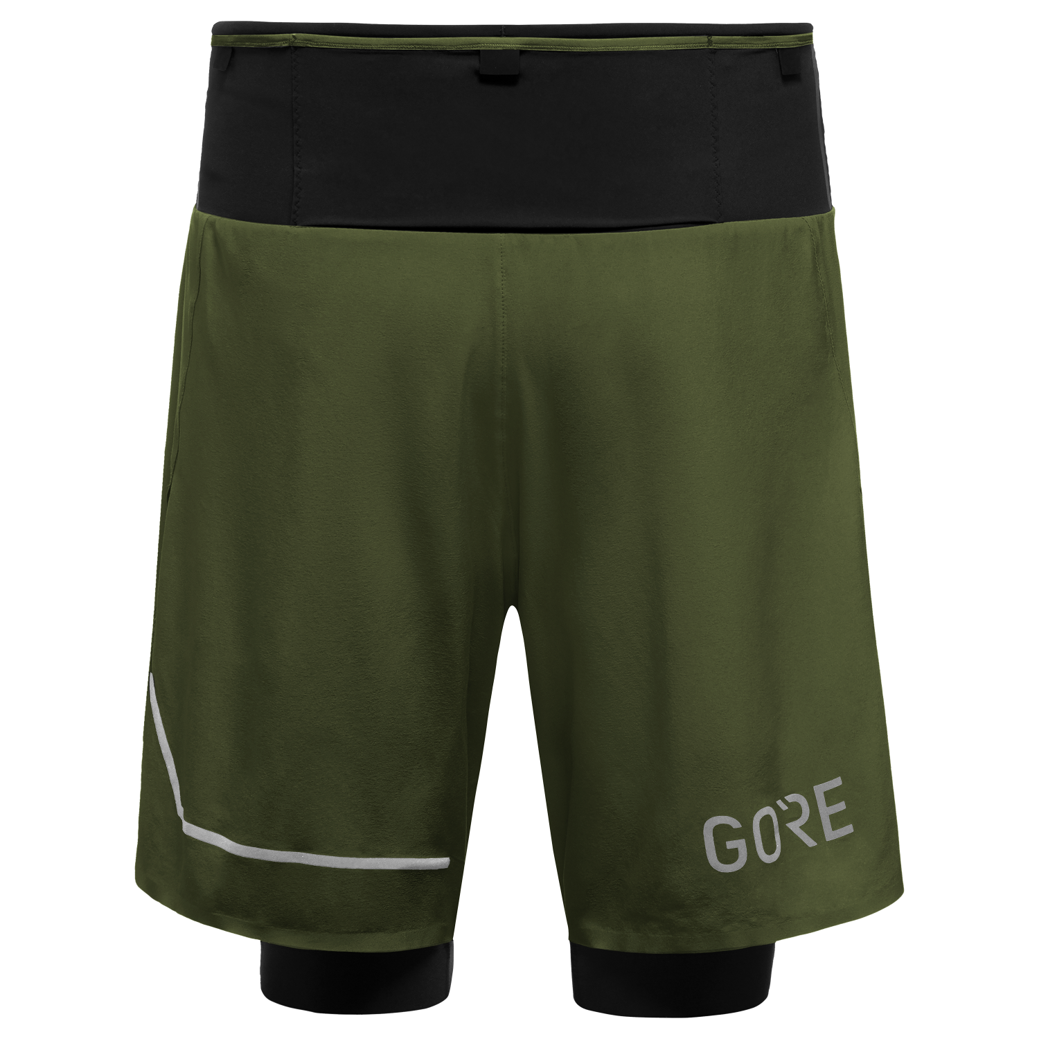 Un'immagine del prodotto Ultimate 2in1 Pantaloncini Uomo esposto senza che il modello lo indossi.