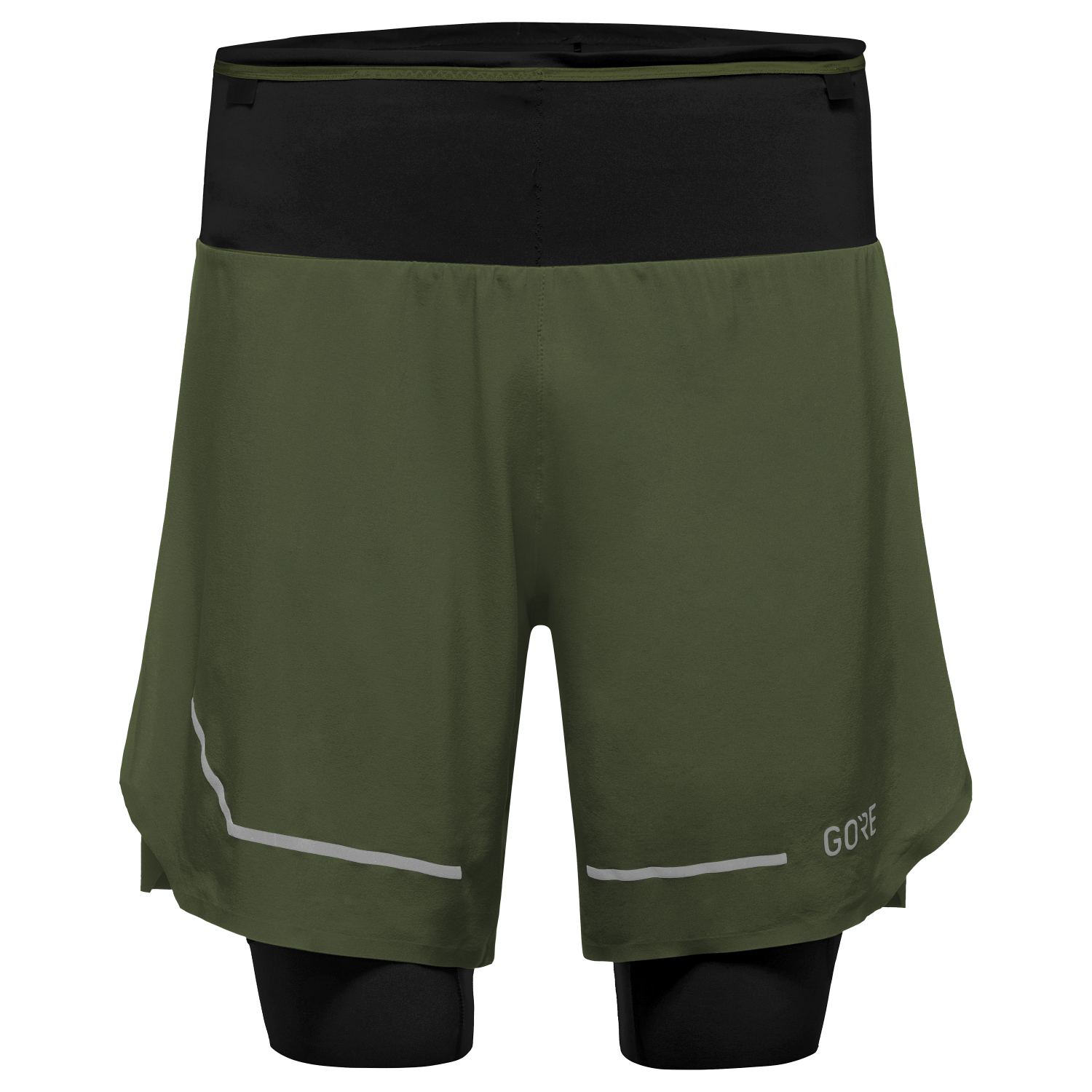 Un'immagine del prodotto Ultimate 2in1 Pantaloncini Uomo esposto senza che il modello lo indossi.