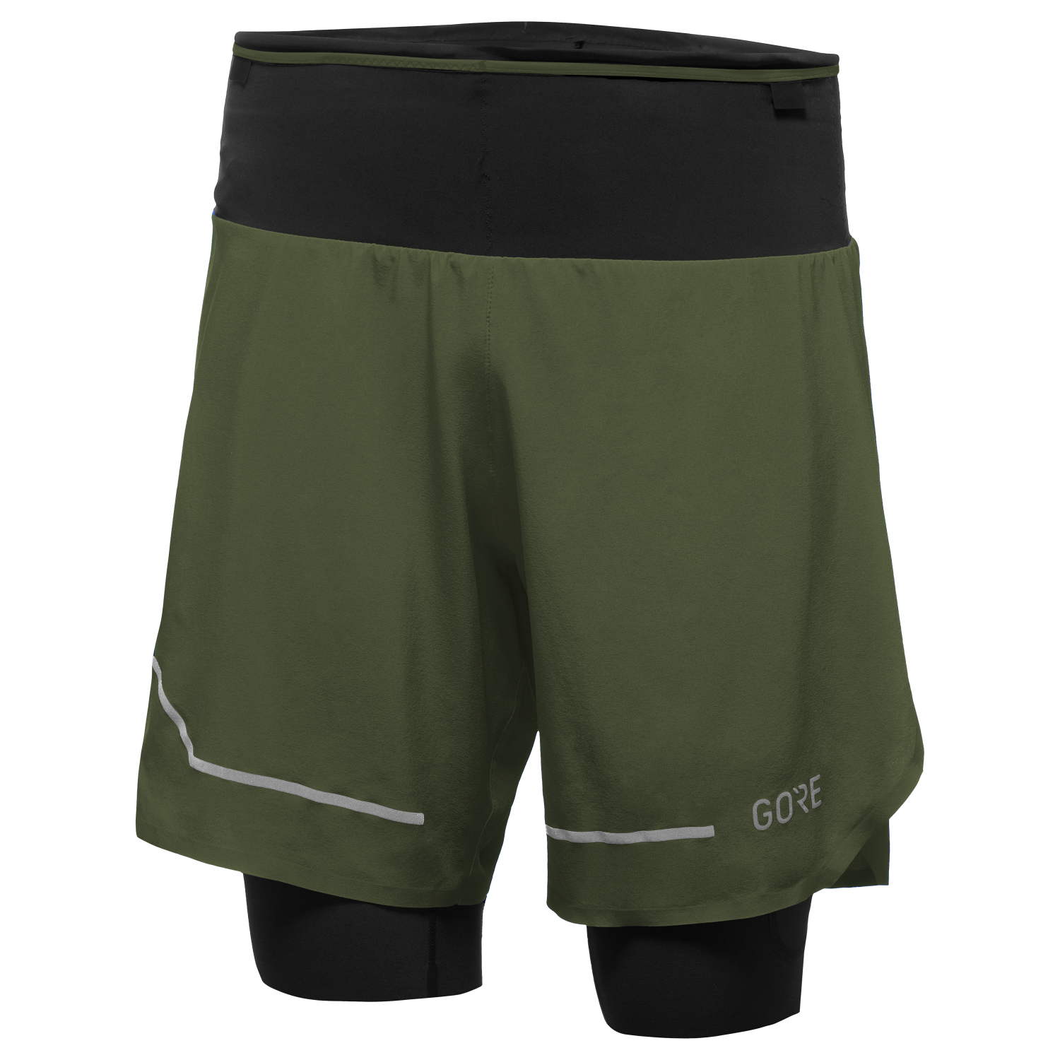 Un'immagine del prodotto Ultimate 2in1 Pantaloncini Uomo esposto senza che il modello lo indossi.