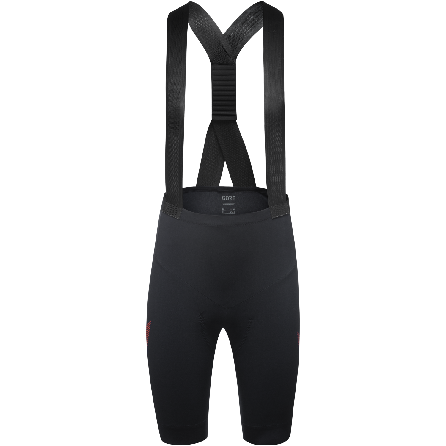 An image of the Transition Bib Shorts Womens being displayed without a product model wearing the product.