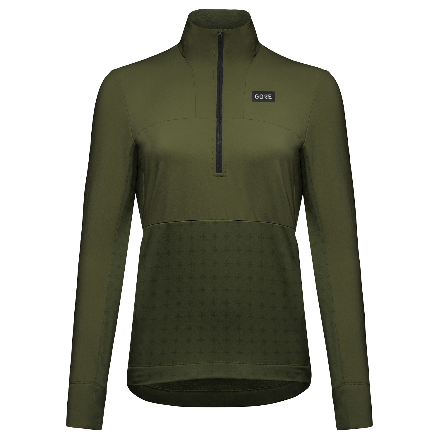 An image of the TrailKPR Hybrid 1/2-Zip Womens being displayed without a product model wearing the product.