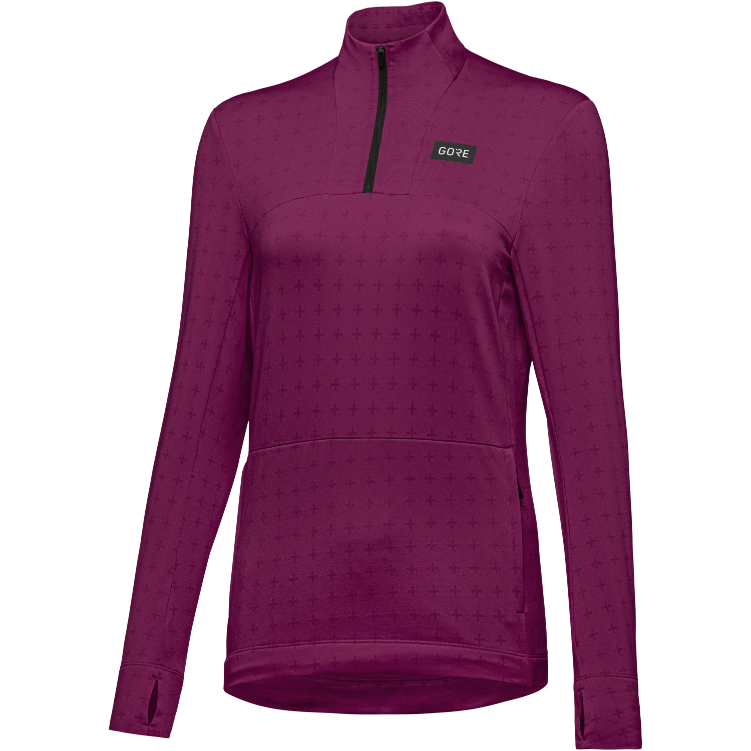An image of the Everyday Thermo 1/4-Zip Womens being displayed without a product model wearing the product.