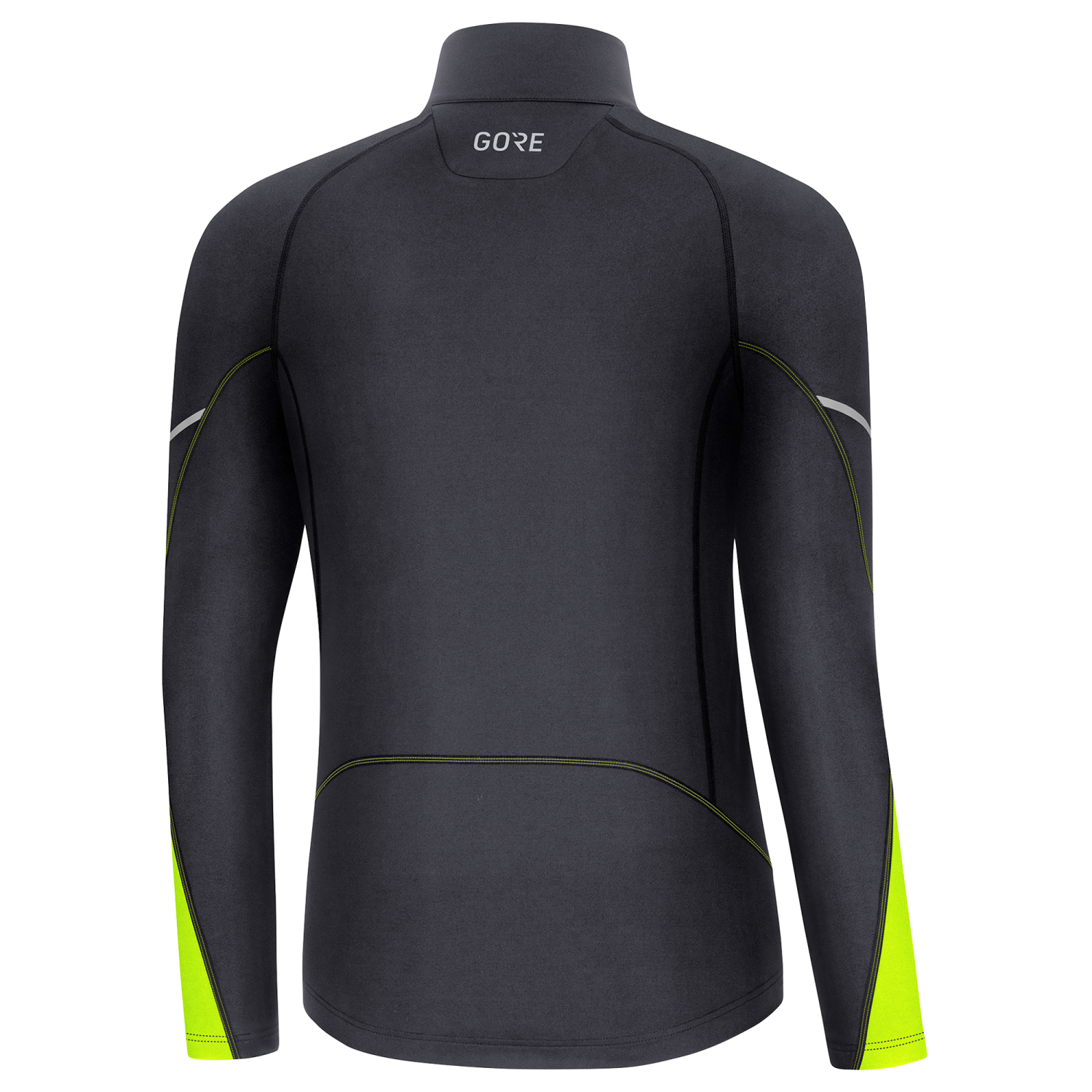Gezeigt wird ein Bild des Artikels der Kategorie „M Mid Zip Shirt langarm“, ohne dass ein Model das Produkt trägt.