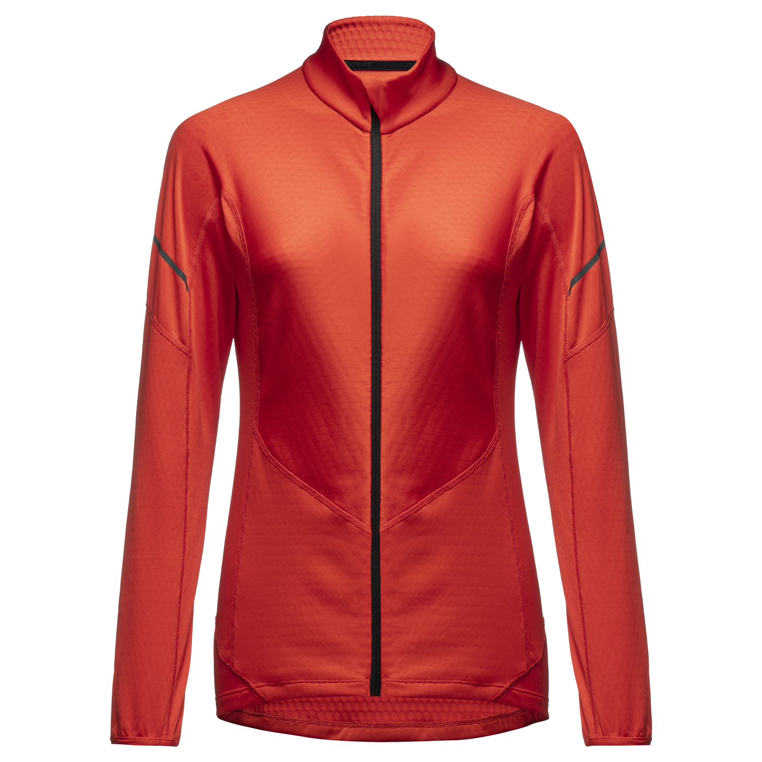An image of the M Women Thermo Long Sleeve Zip Shirt being displayed without a product model wearing the product.