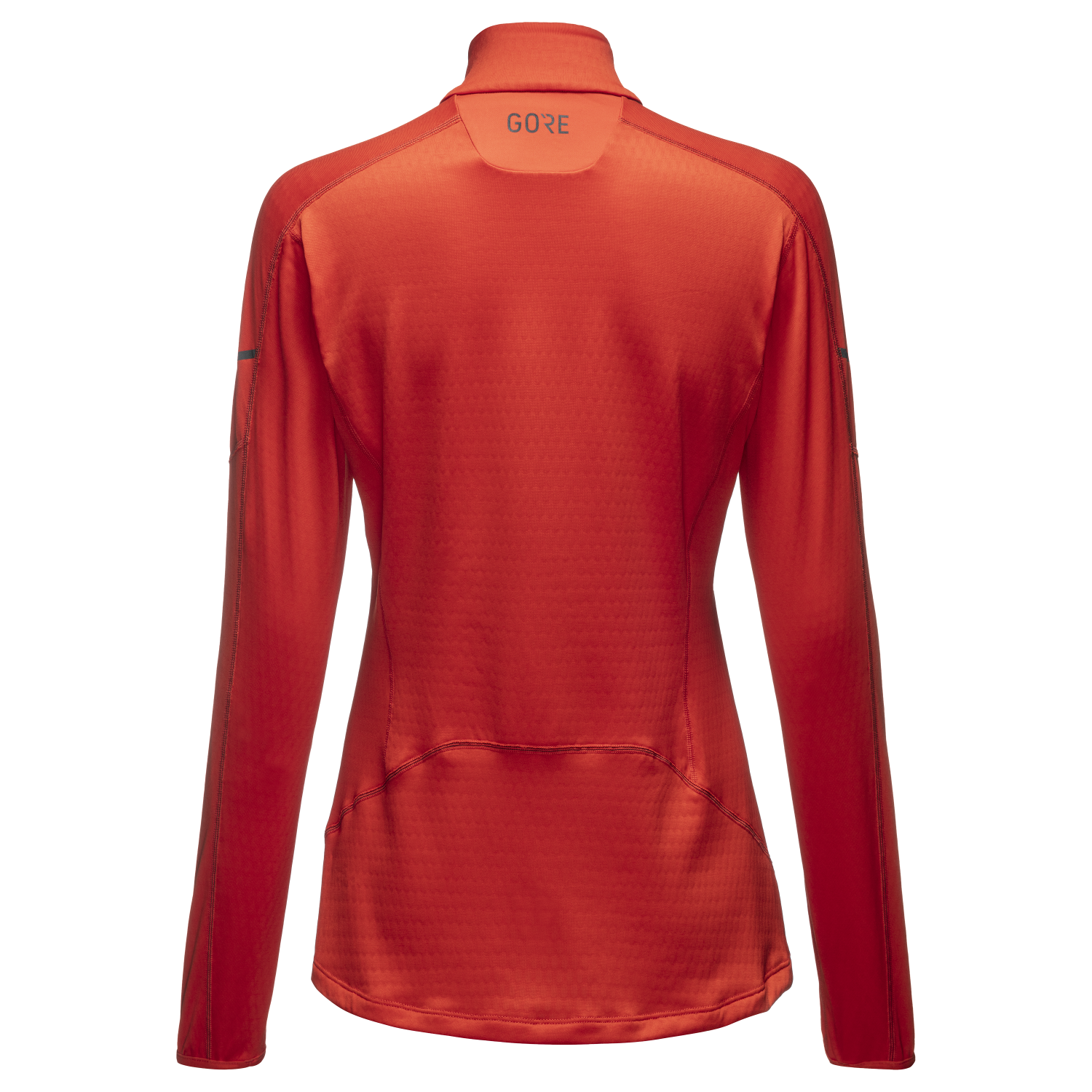 An image of the M Women Thermo Long Sleeve Zip Shirt being displayed without a product model wearing the product.