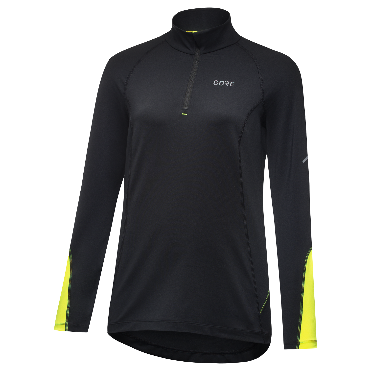 Gezeigt wird ein Bild des Artikels der Kategorie „M Femme Mid Zip Maillot manches longues“, ohne dass ein Model das Produkt trägt.
