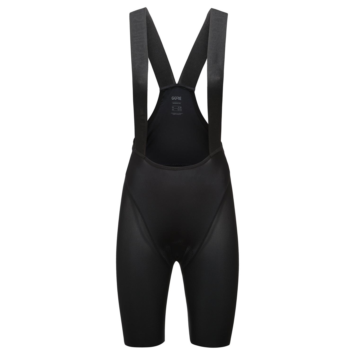 An image of the FERNFLOW Liner Bib Shorts Womens being displayed without a product model wearing the product.