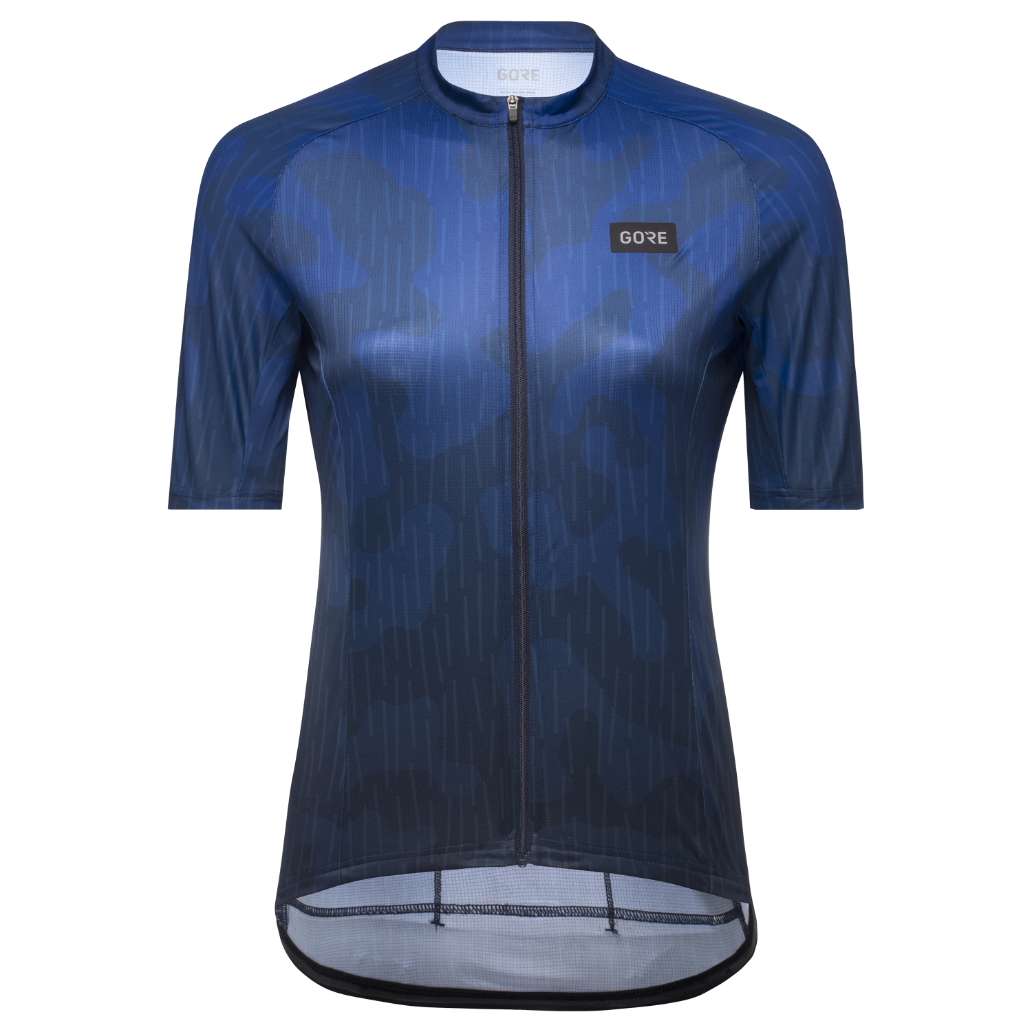 An image of the Rain Camo Jersey Womens being displayed without a product model wearing the product.