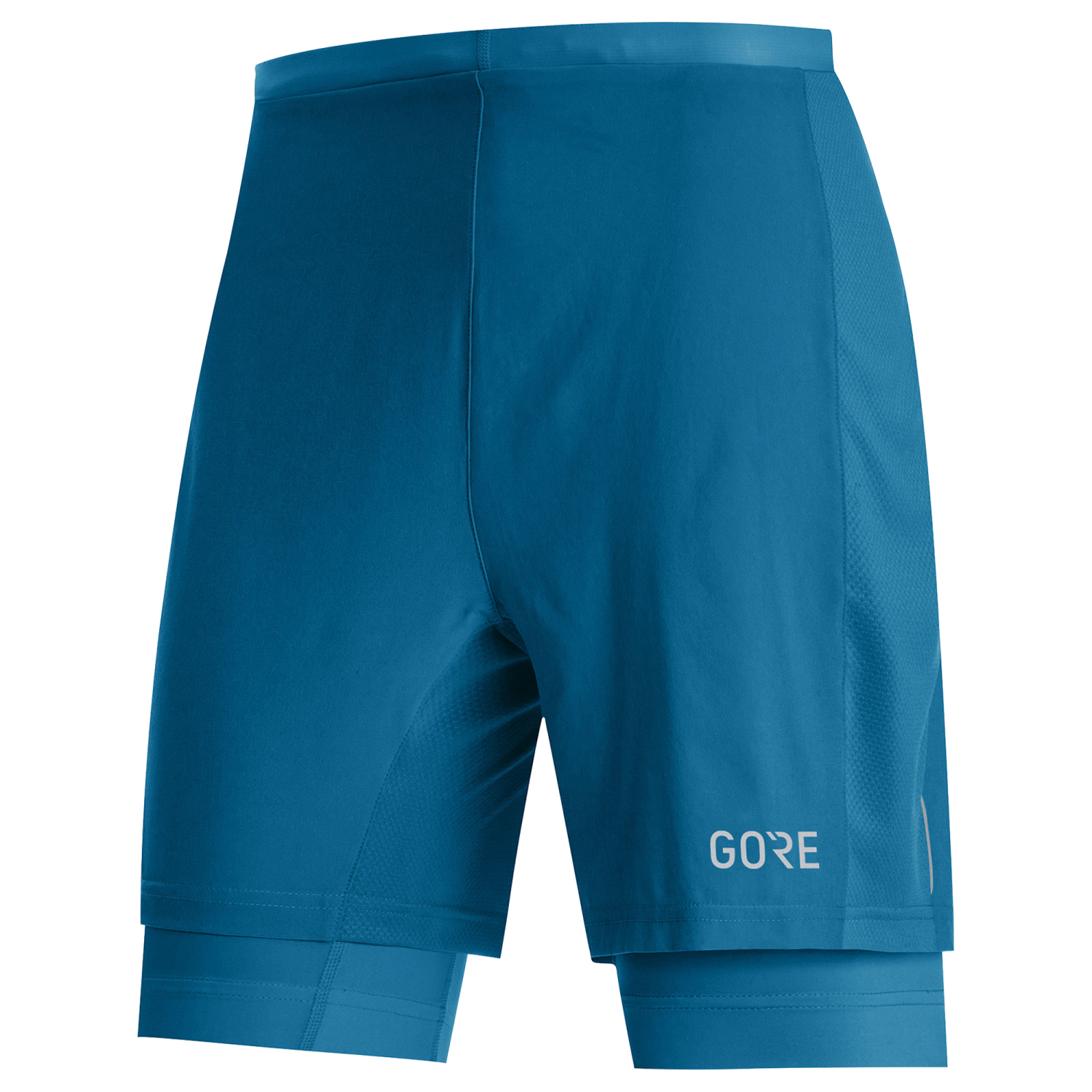 Gezeigt wird ein Bild des Artikels der Kategorie „R5 2in1 Shorts“, ohne dass ein Model das Produkt trägt.