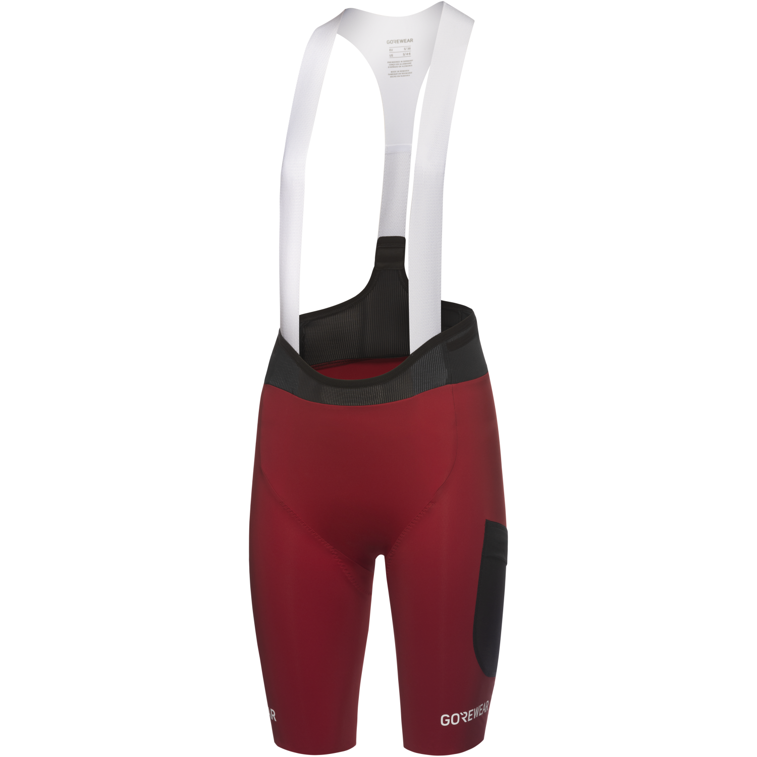 An image of the SPINSHIFT Cargo Bib Shorts Womens being displayed without a product model wearing the product.
