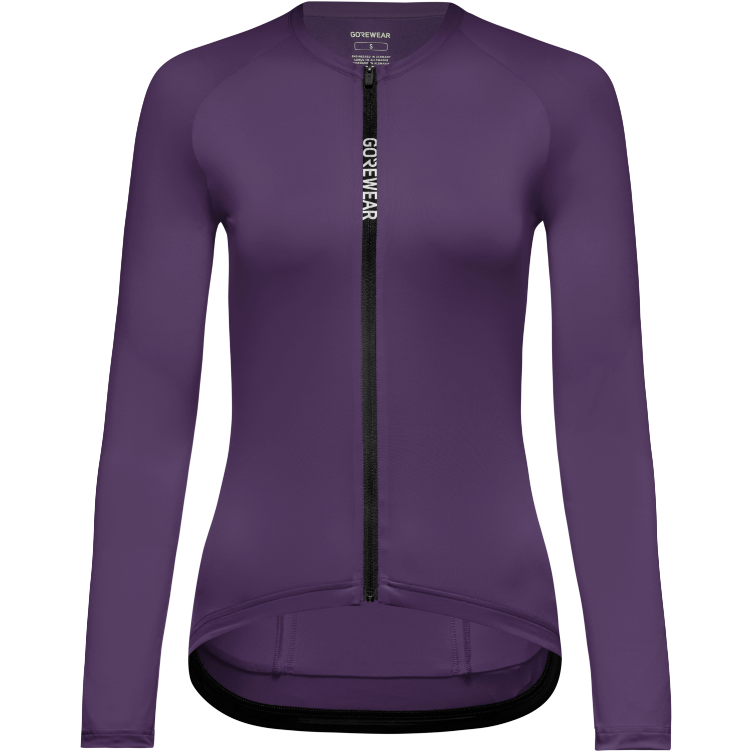 An image of the SPINSHIFT Long Sleeve Jersey Womens being displayed without a product model wearing the product.