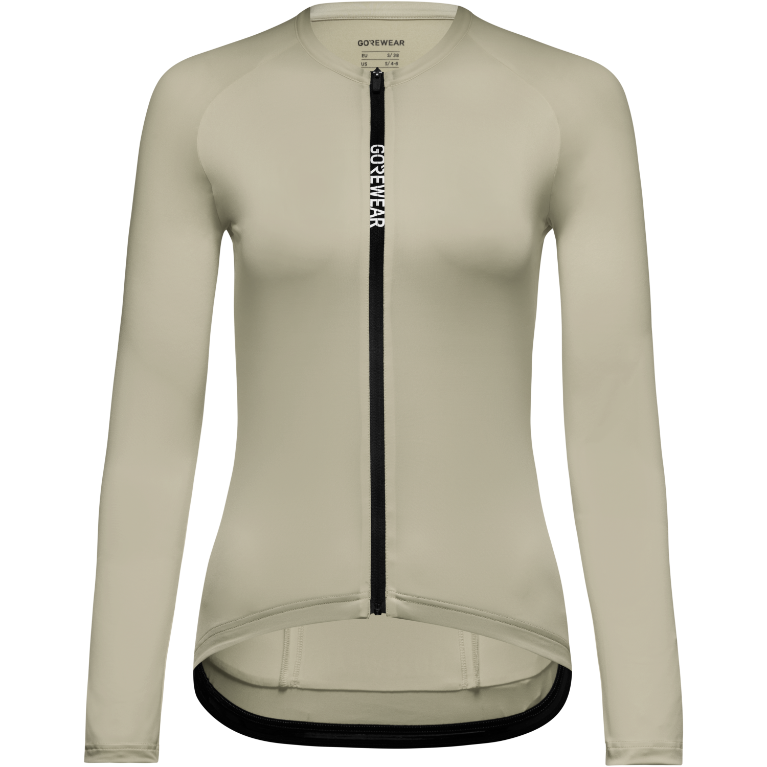 An image of the SPINSHIFT Long Sleeve Jersey Womens being displayed without a product model wearing the product.