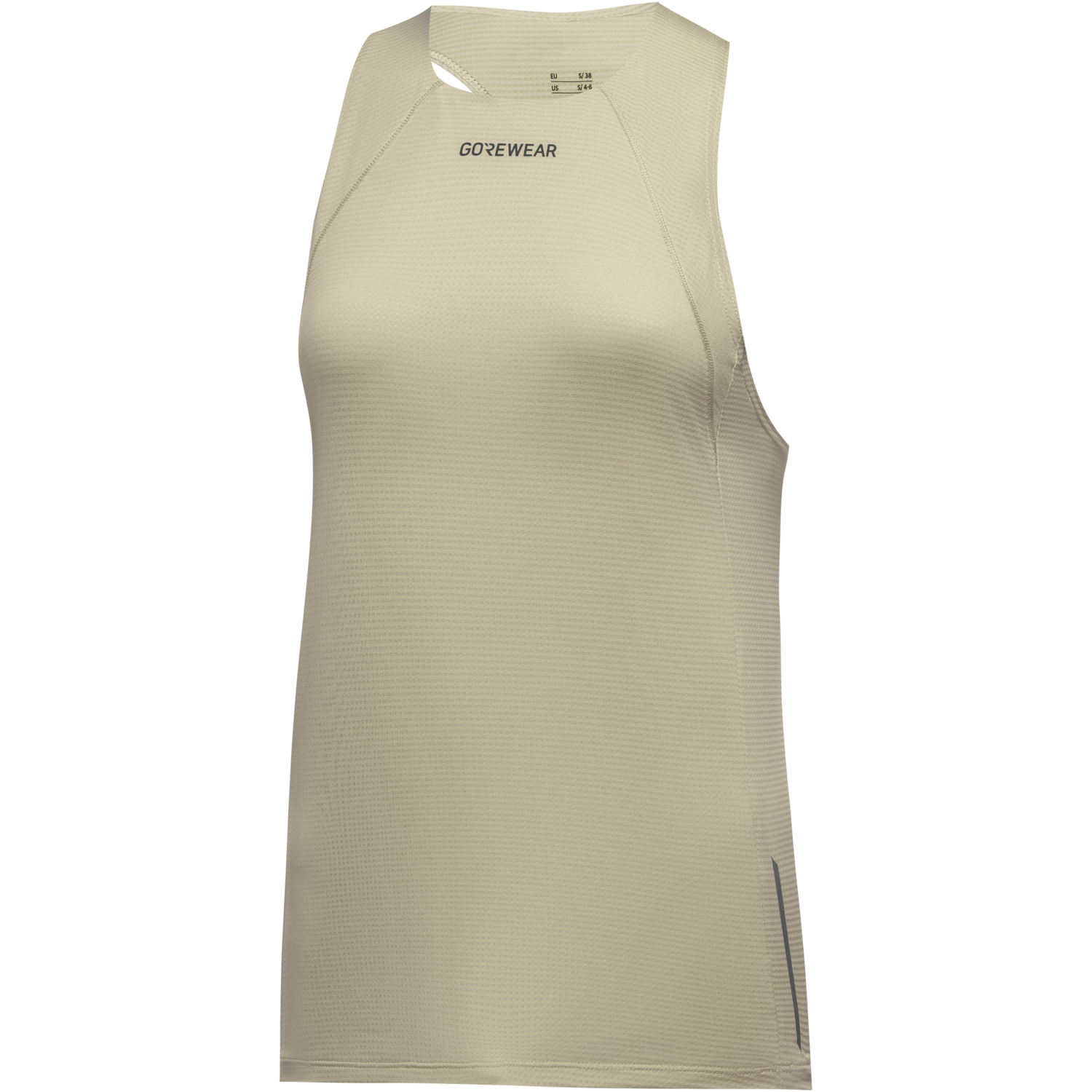 An image of the Contest 2.0 Singlet Womens being displayed without a product model wearing the product.