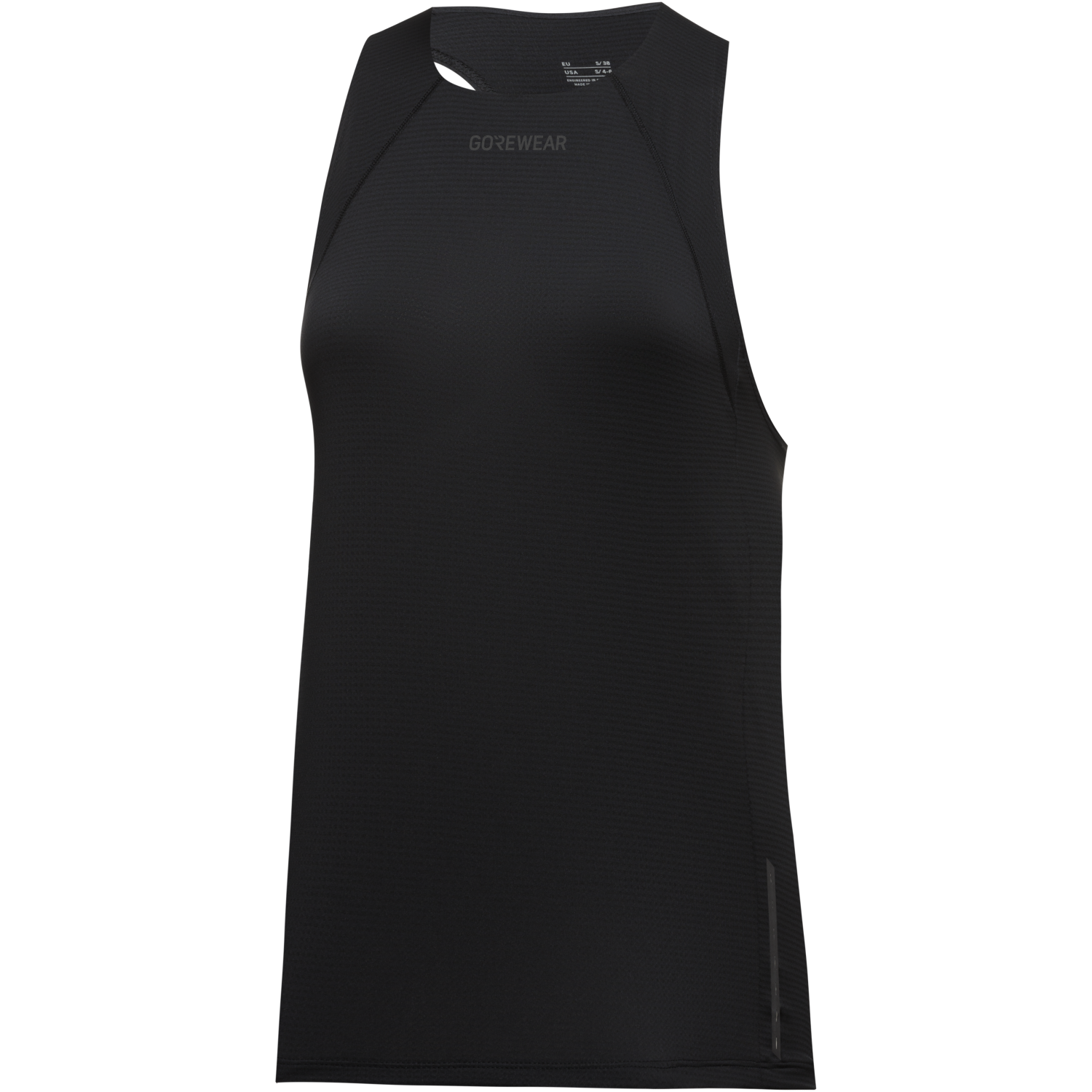 An image of the Contest 2.0 Singlet Womens being displayed without a product model wearing the product.