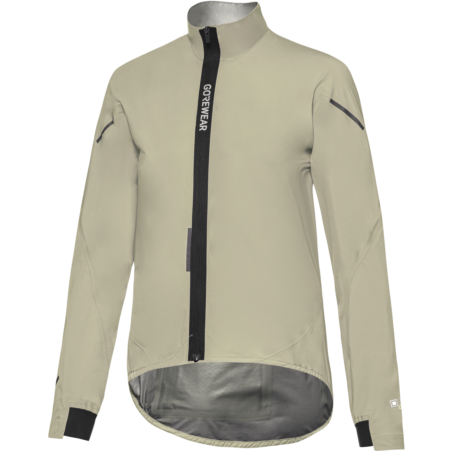 An image of the SPINSHIFT GORE-TEX Jacket Womens being displayed without a product model wearing the product.