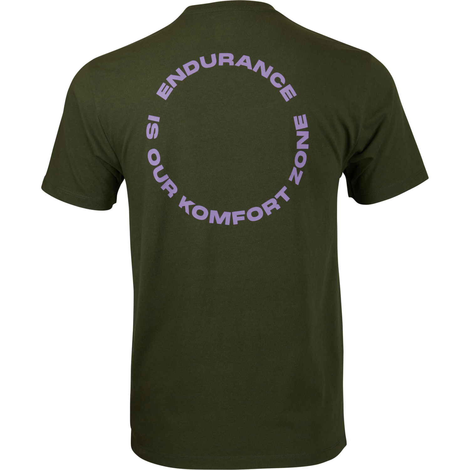 An image of the Komfort Zone Tee being displayed without a product model wearing the product.