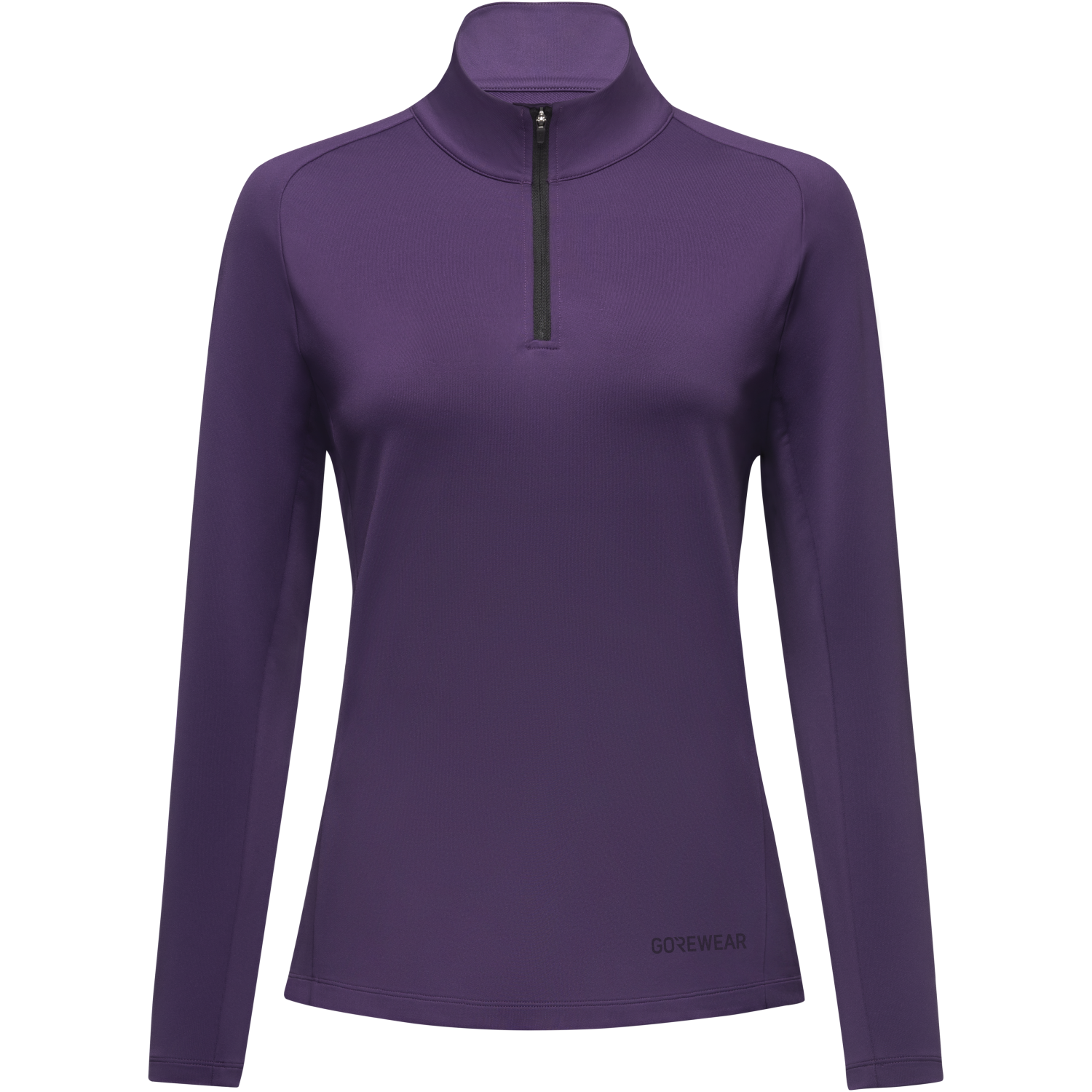 Un'immagine del prodotto Midlayer Everyday con Zip a 1/4 Donna esposto senza che il modello lo indossi.