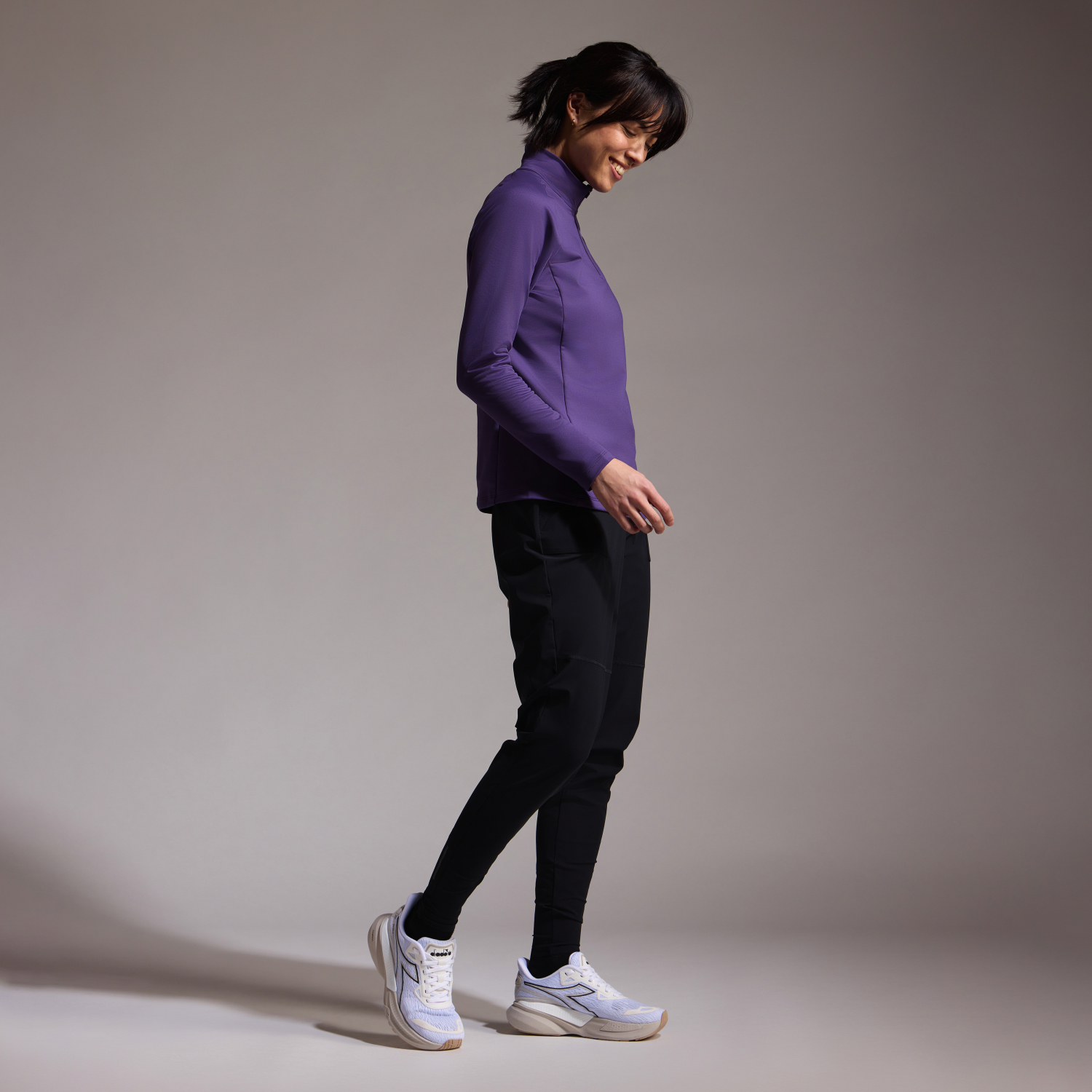 Midlayer Everyday con Zip a 1/4 Donna