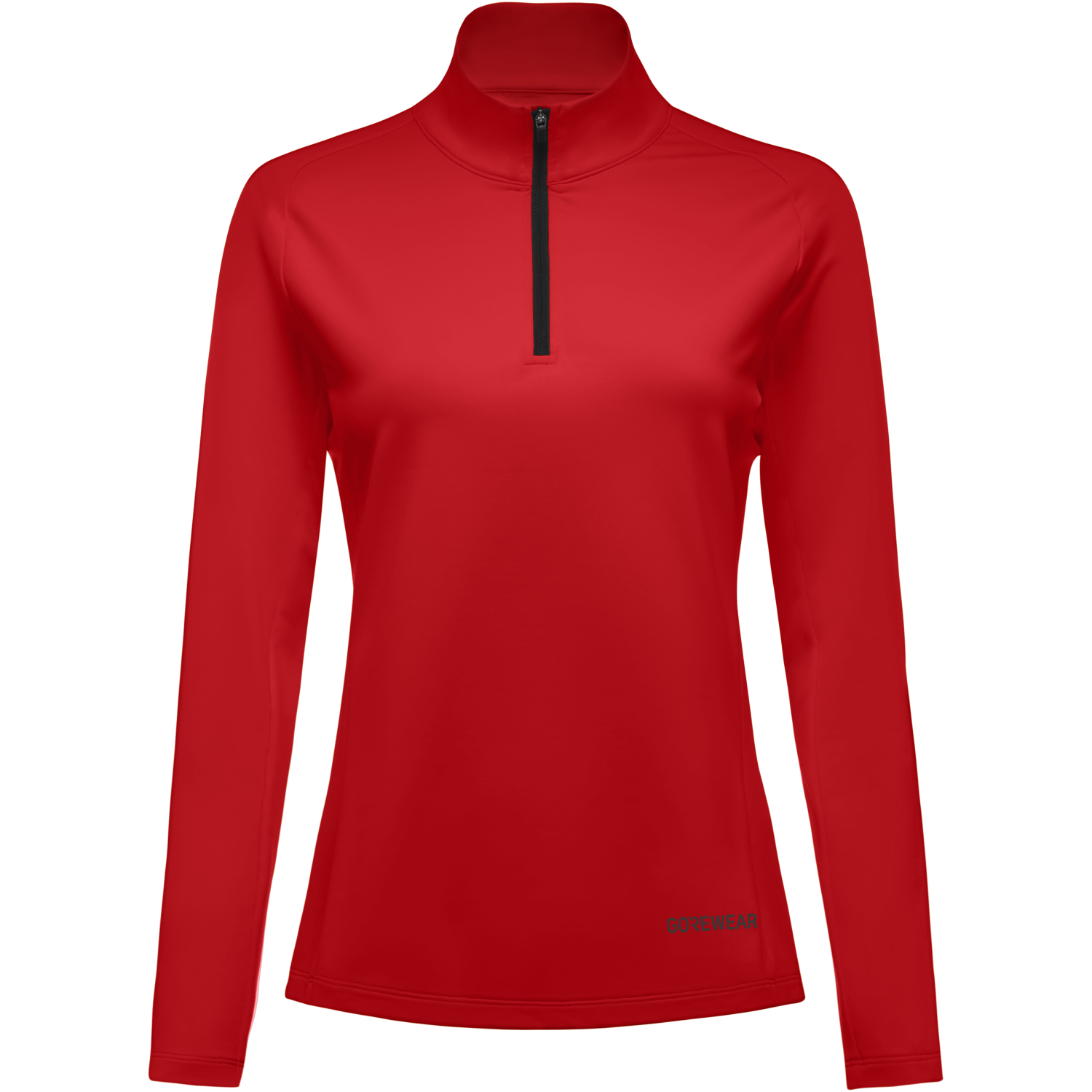 Un'immagine del prodotto Midlayer Everyday con Zip a 1/4 Donna esposto senza che il modello lo indossi.