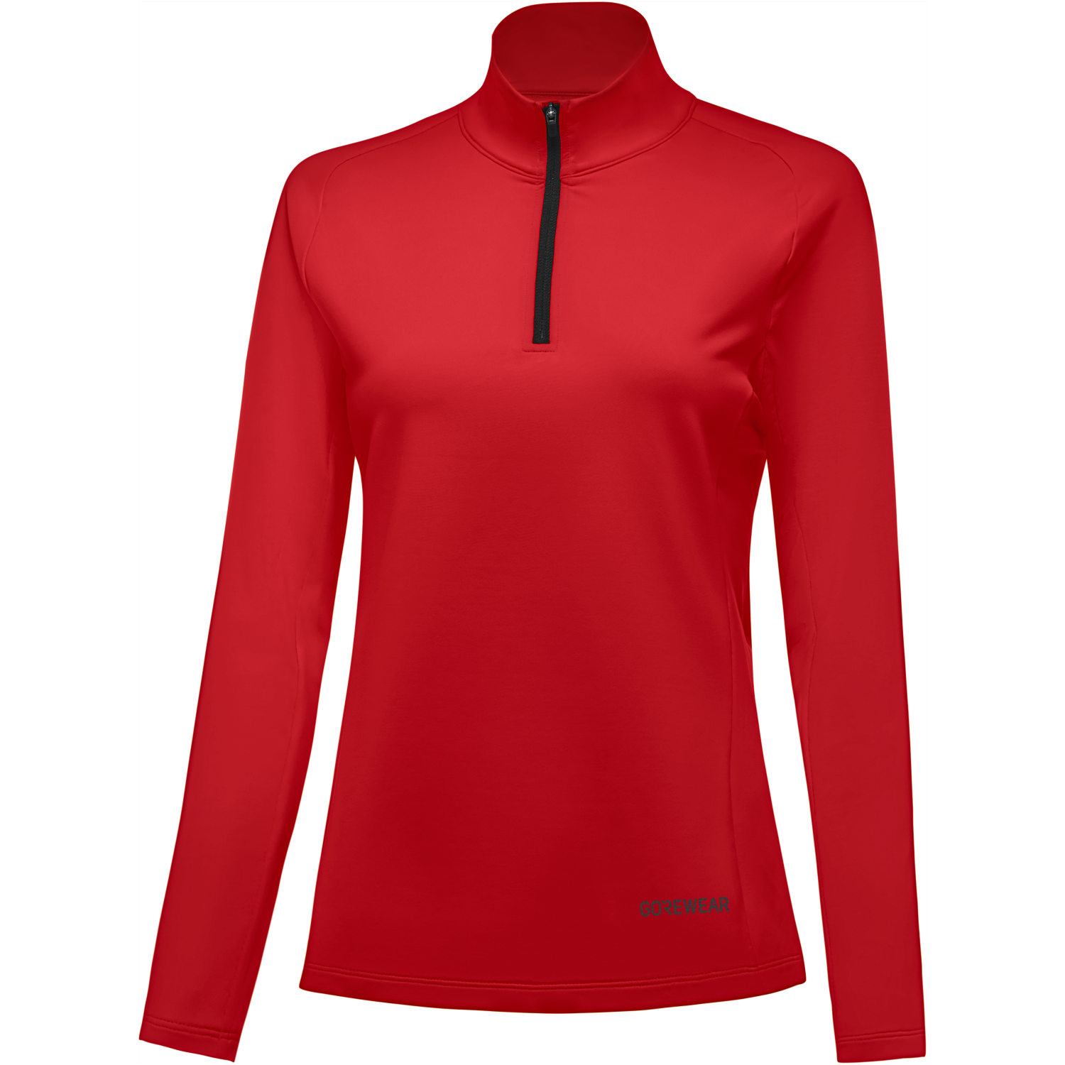 An image of the Everyday Mid 1/4 Zip Womens being displayed without a product model wearing the product.