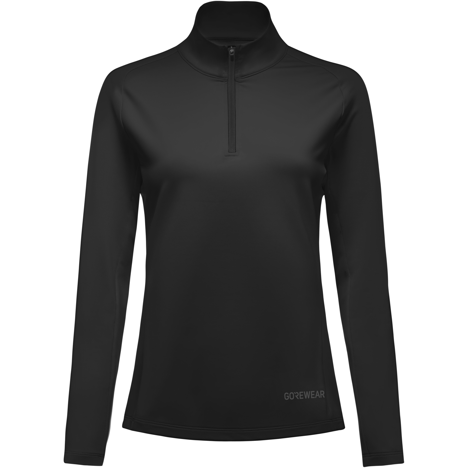 An image of the Everyday Mid 1/4 Zip Womens being displayed without a product model wearing the product.