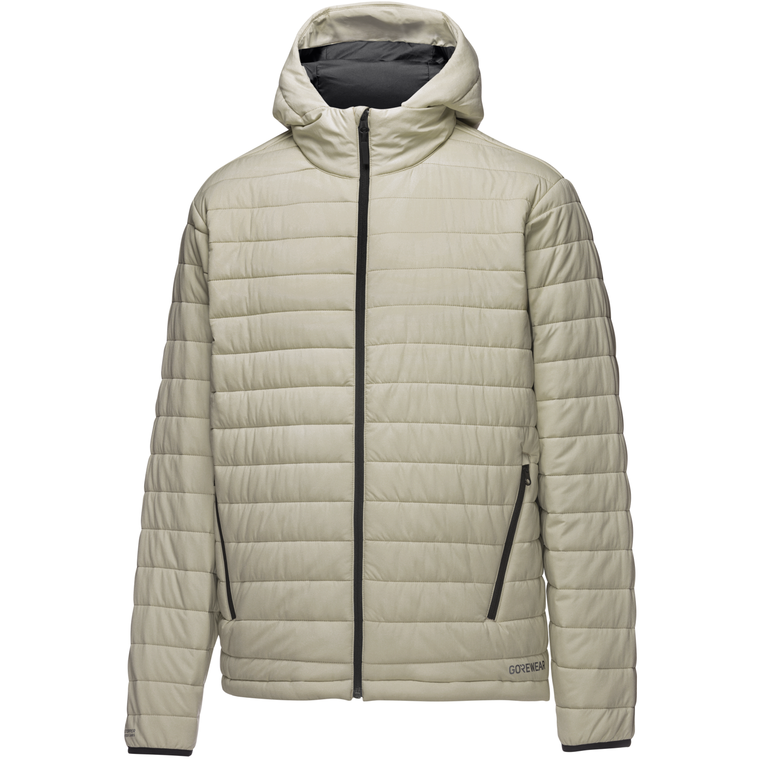 An image of the Hybrid WINDSTOPPER® Lightweight Puffy Jacket Mens being displayed without a product model wearing the product.