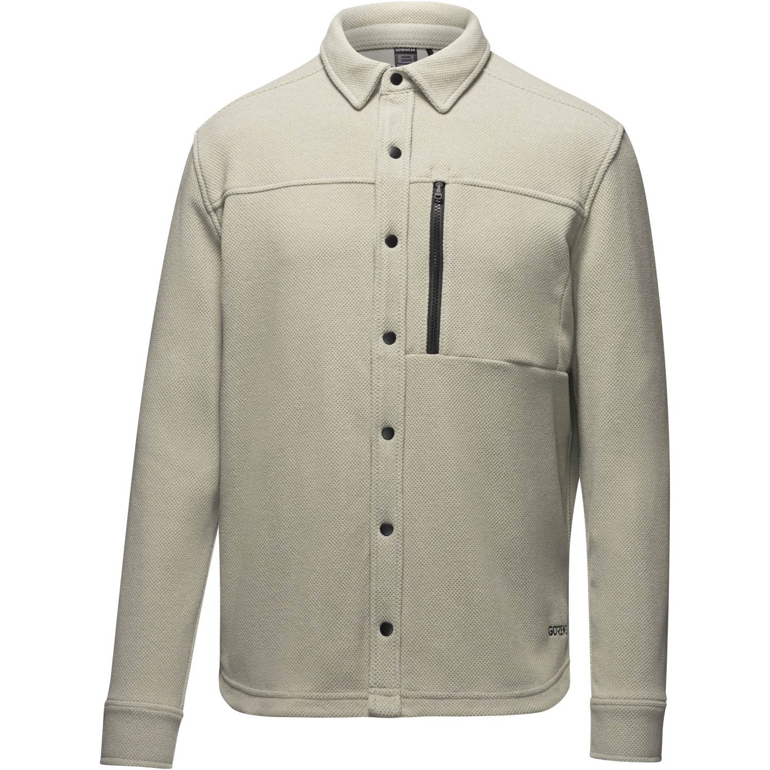 An image of the Hybrid Fleece Flannel Shirt Mens being displayed without a product model wearing the product.