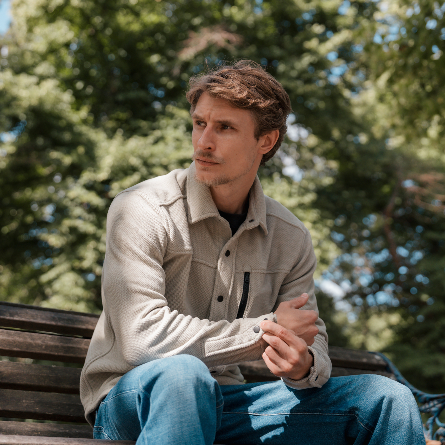 Hybrid Fleece Flannel Shirt Mens