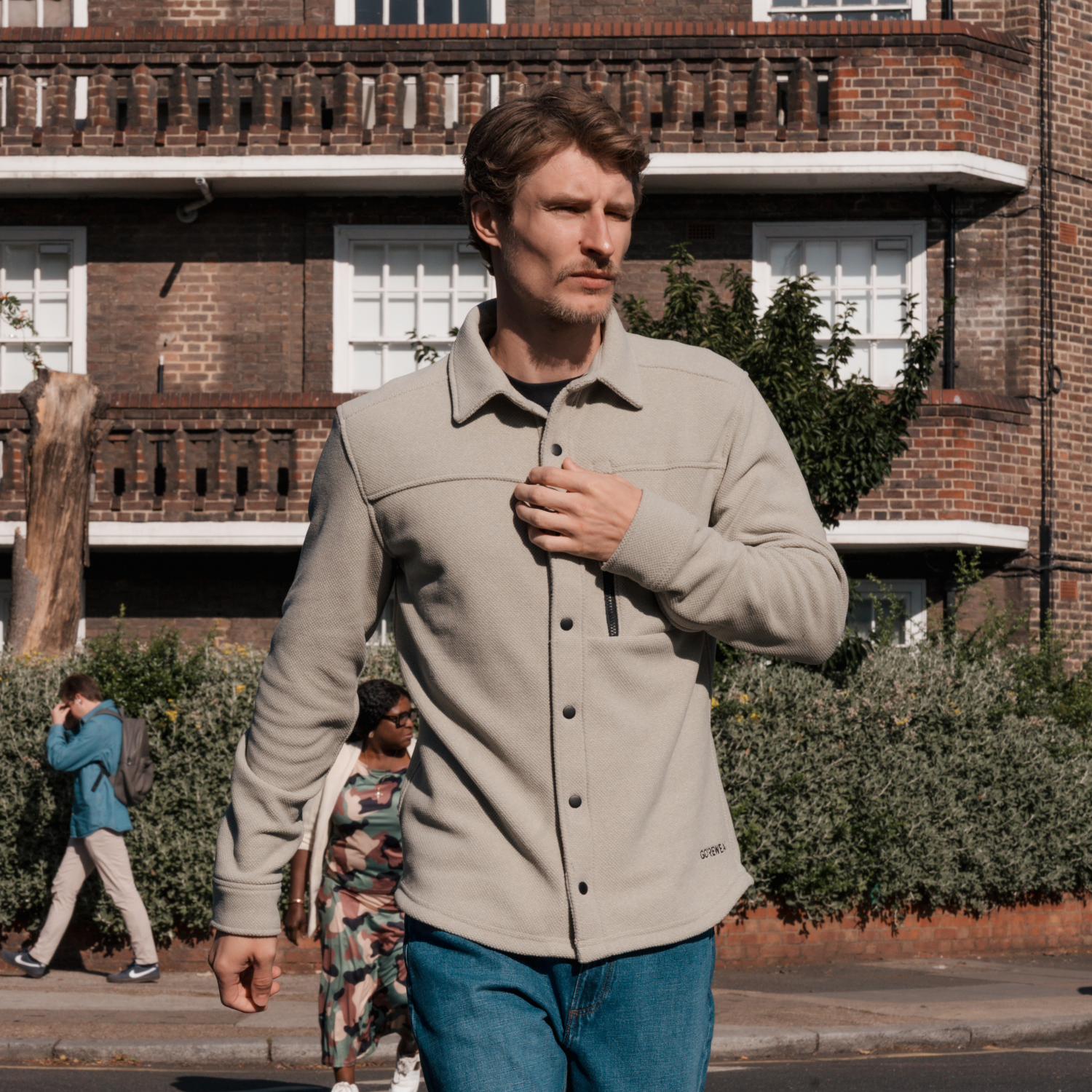 Hybrid Fleece Flannel Shirt Mens