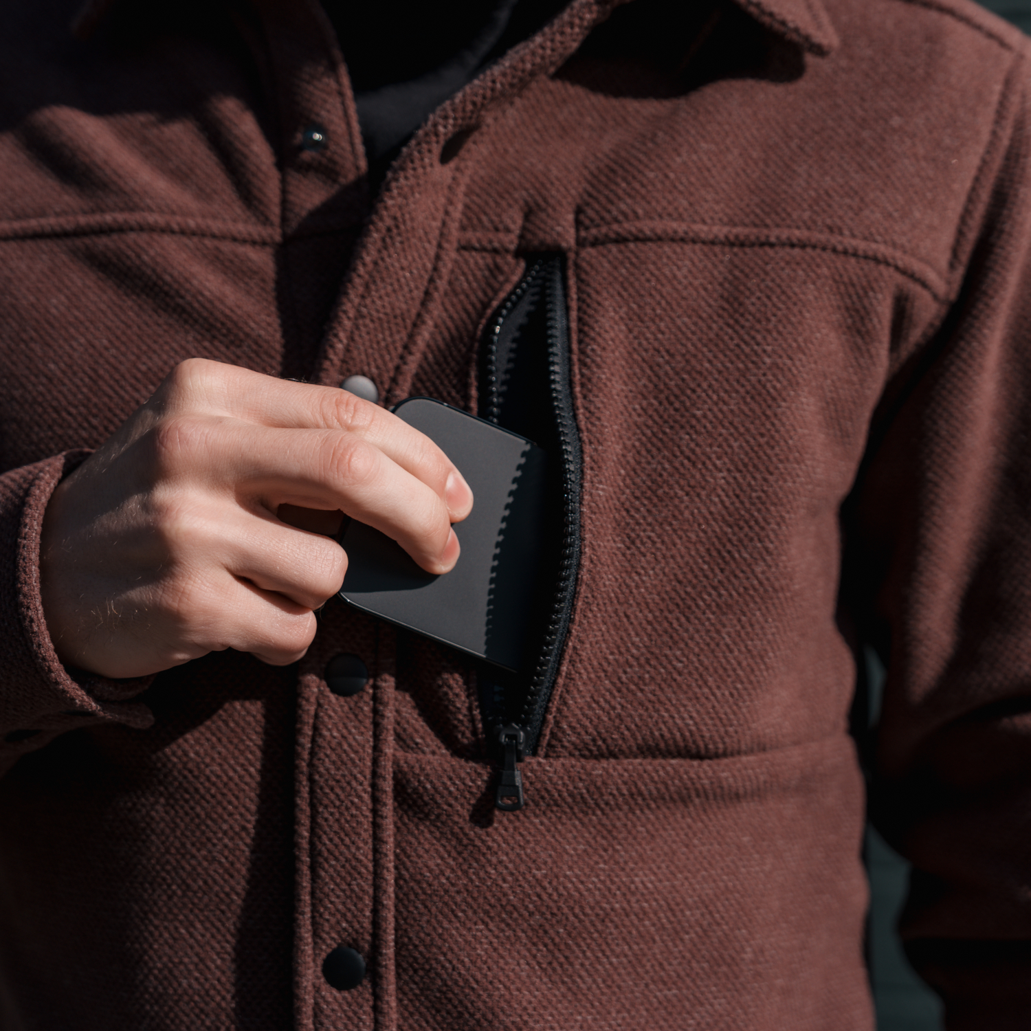 Hybrid Fleece Flannel Shirt Mens