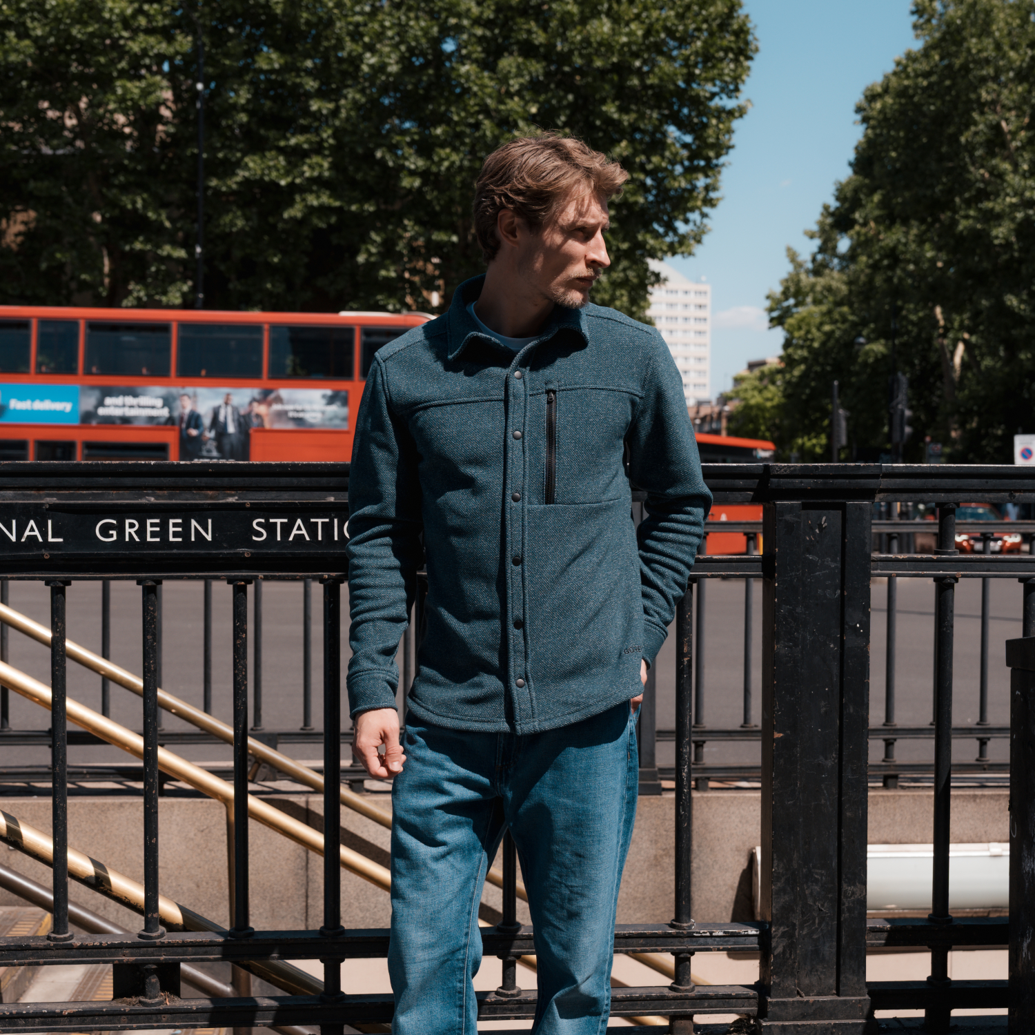 Chemise en polaire Hybrid Homme