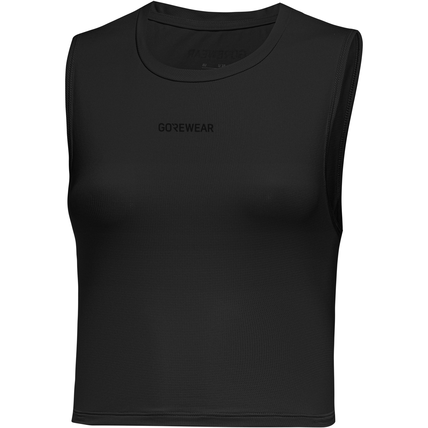 An image of the Everyday Crop Top Womens being displayed without a product model wearing the product.
