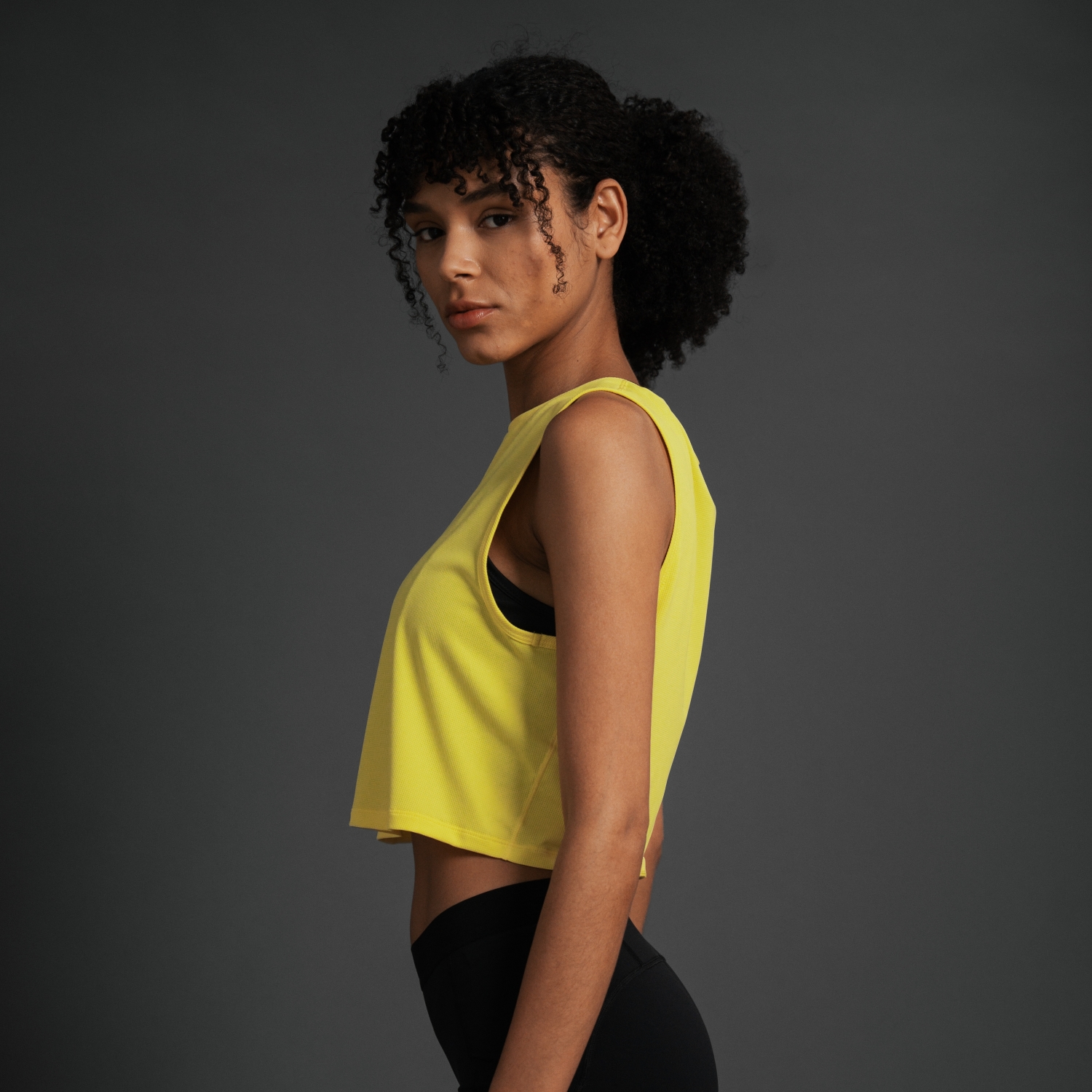 Top corto da running Everyday Donna