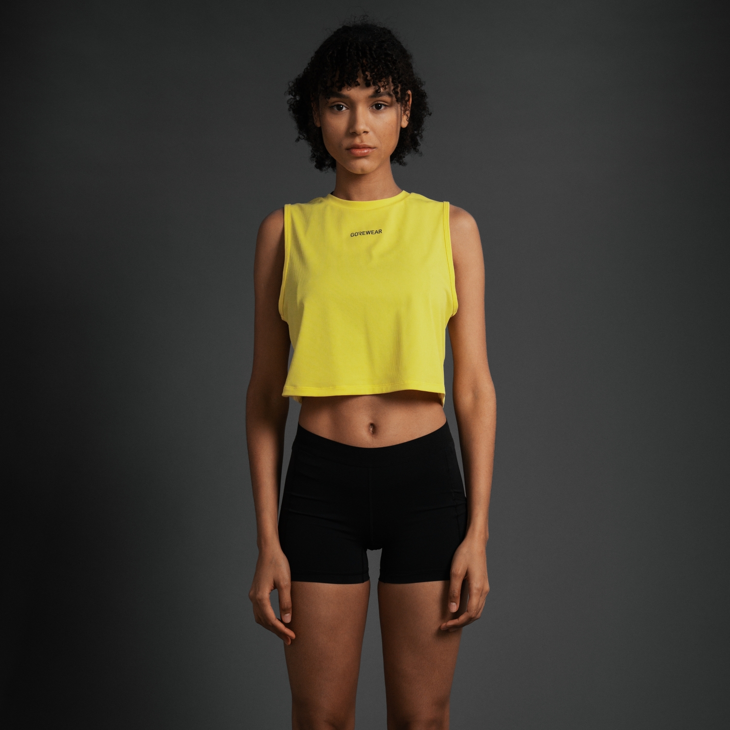 Top corto da running Everyday Donna